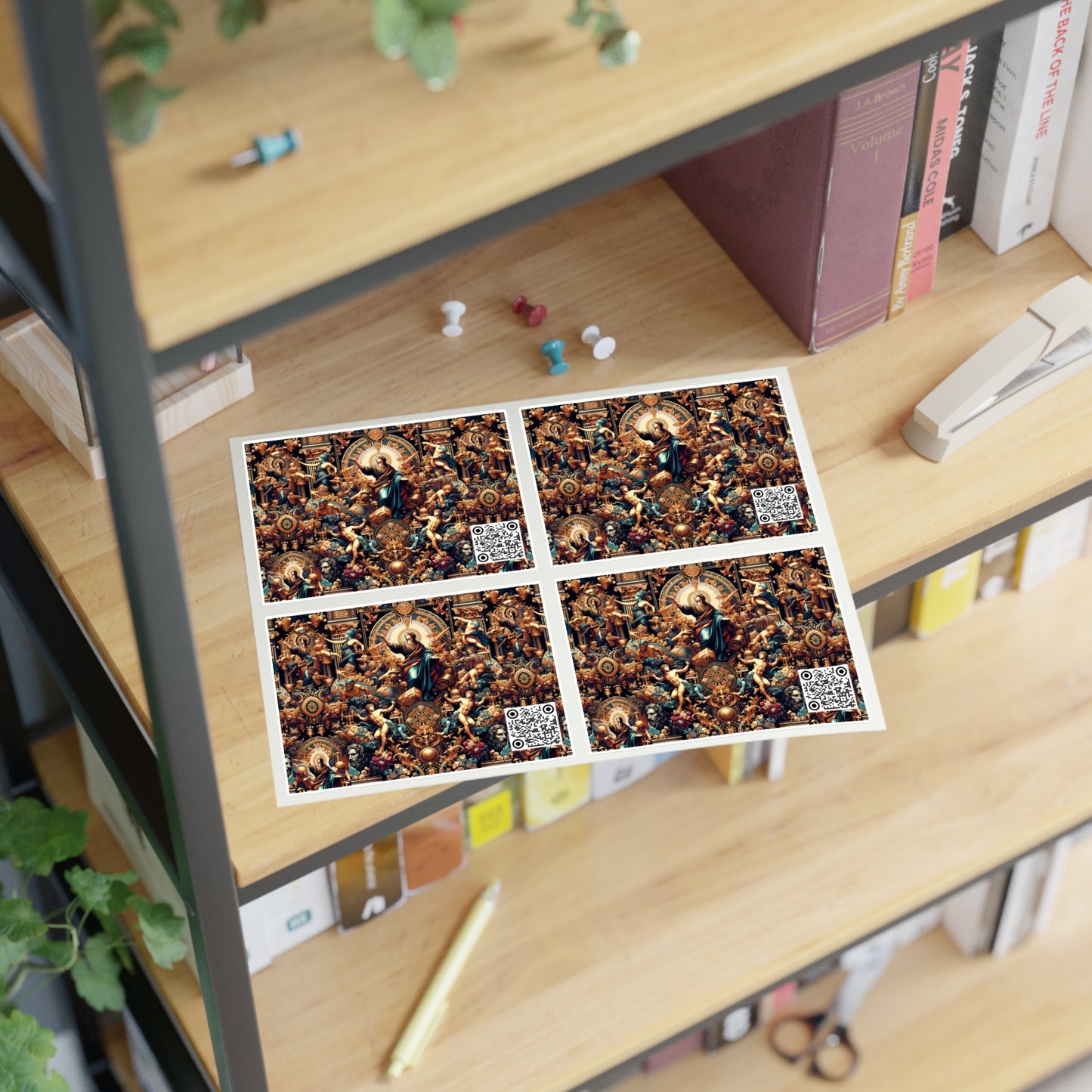 Digital Renaissance Luxurious Streetwear Inspired By Classical Art With a Modern Twist Sticker Sheets - 8404 Design-64