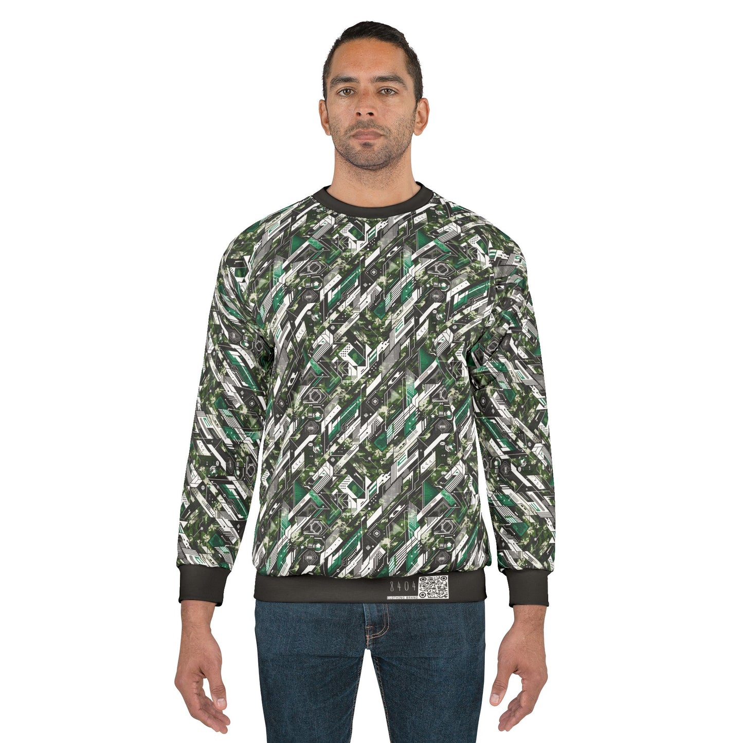 Tech Camo Fusion Tech-Forward Streetwear With a Futuristic Edge Sweatshirt - 8404 Design-63