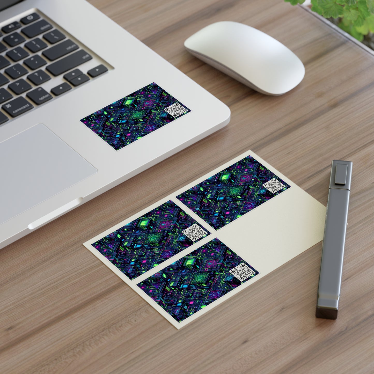 Tech Noir Graphics Futuristic Tech Aesthetics Sticker Sheets - 8404 Design-52