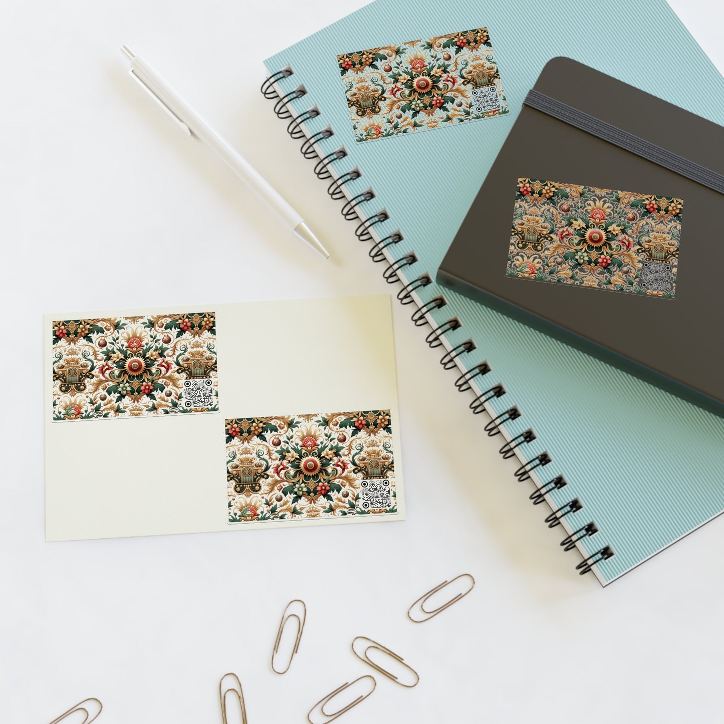 Monogram Madness Luxurious Streetwear Sticker Sheets - 8404 Design-68