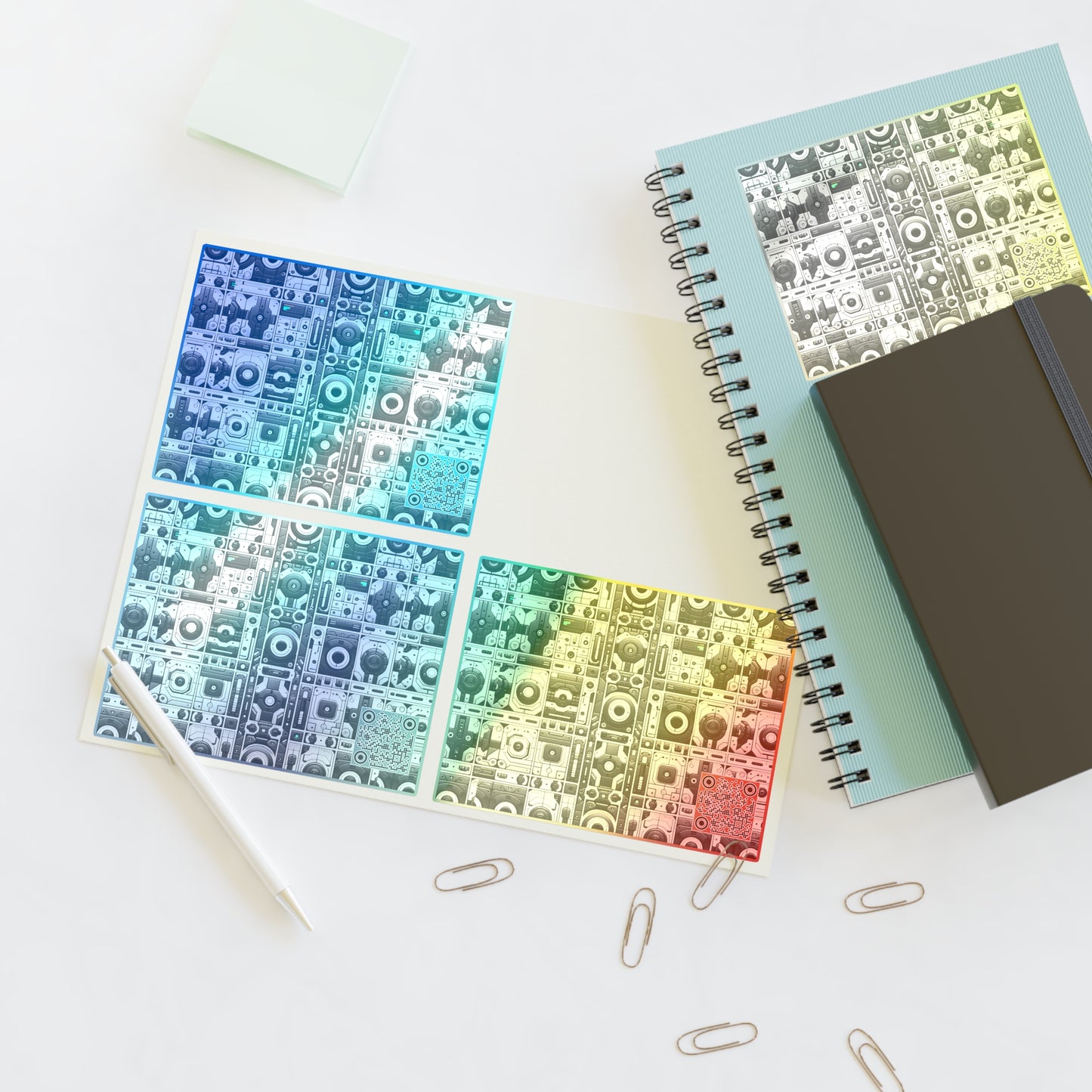 Tech Utility Aesthetics Tech-Forward Minimalism Sticker Sheets - 8404 Design-60