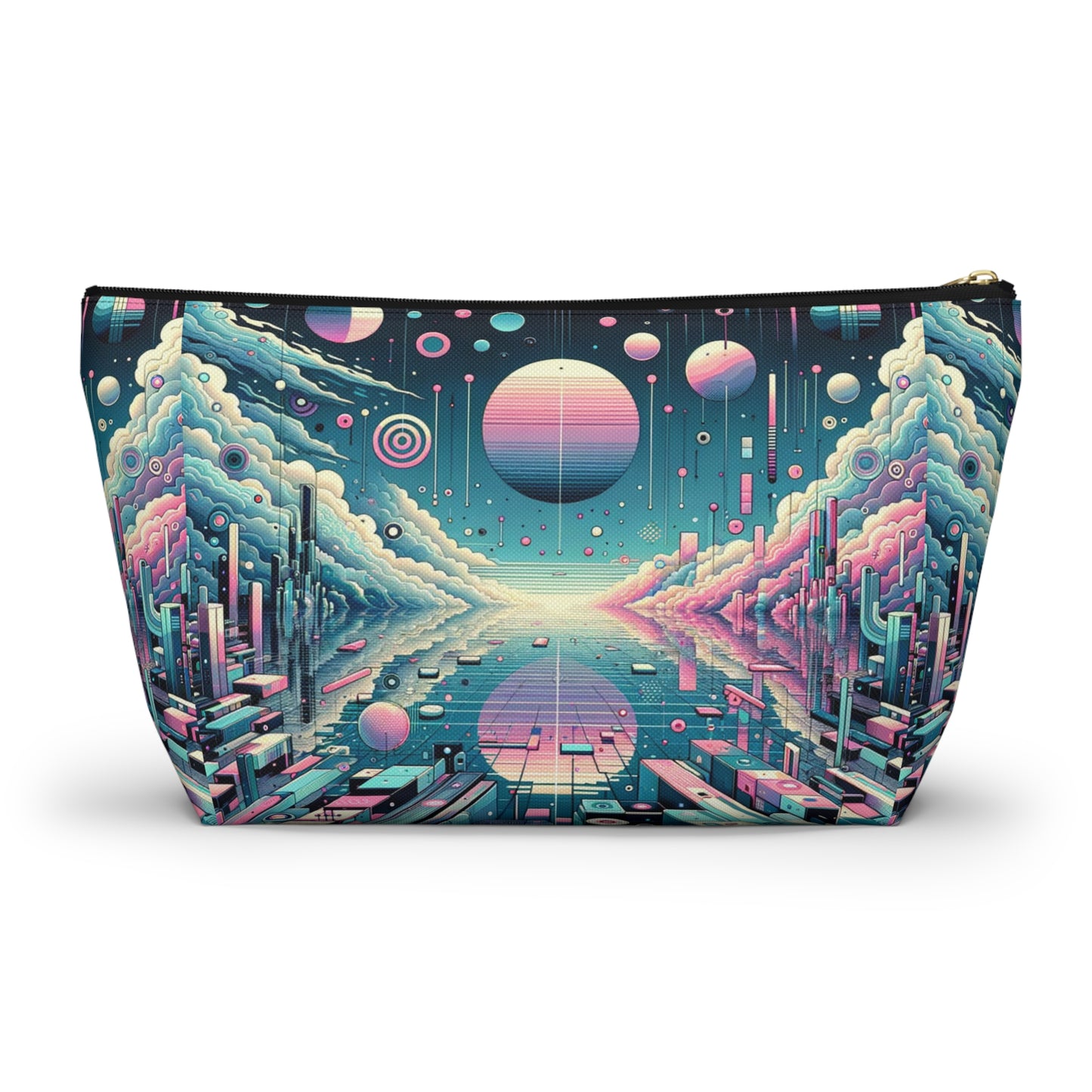 Digital Dreamscapes Digitally-Inspired Streetwear With a Dreamy, Surreal Twist Accessory Pouch W T-Bottom - 8404 Design-61