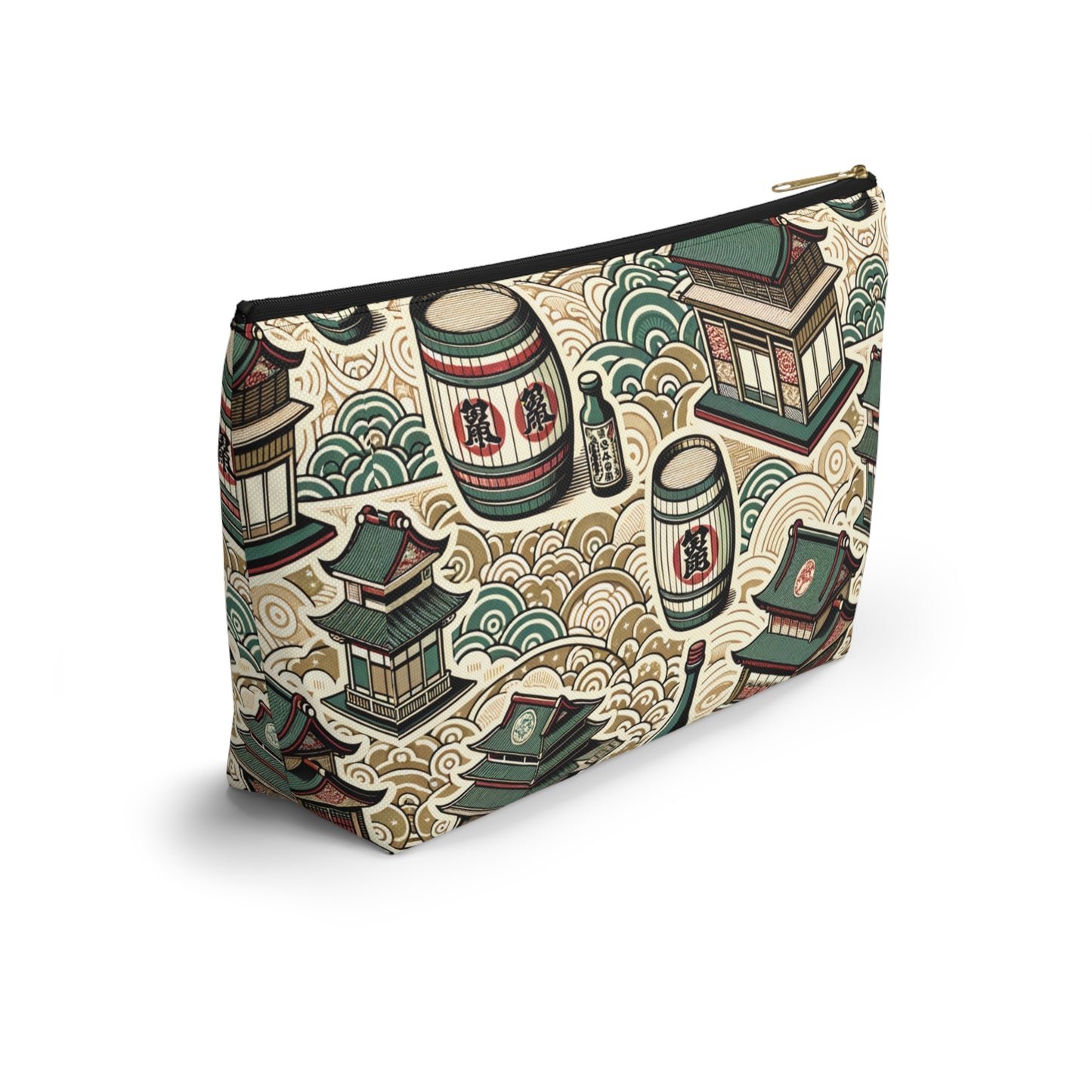 Cultural Artisanal Fusion Contemporary Cultural Elegance Accessory Pouch W T-Bottom - 8404 Design-68