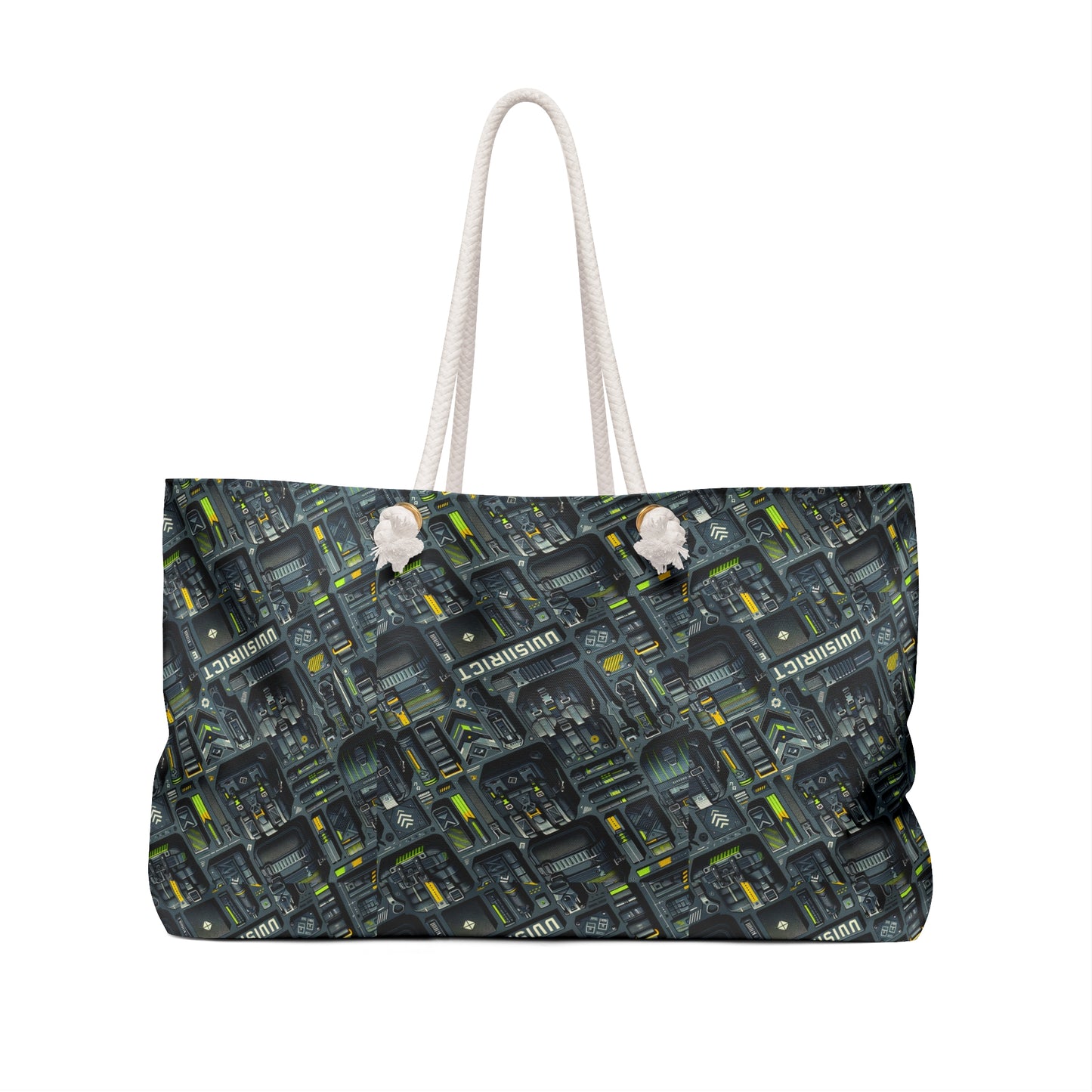 Tech Utility Streetwear Futuristic Tech-Forward Weekender Bag - 8404 Design-47