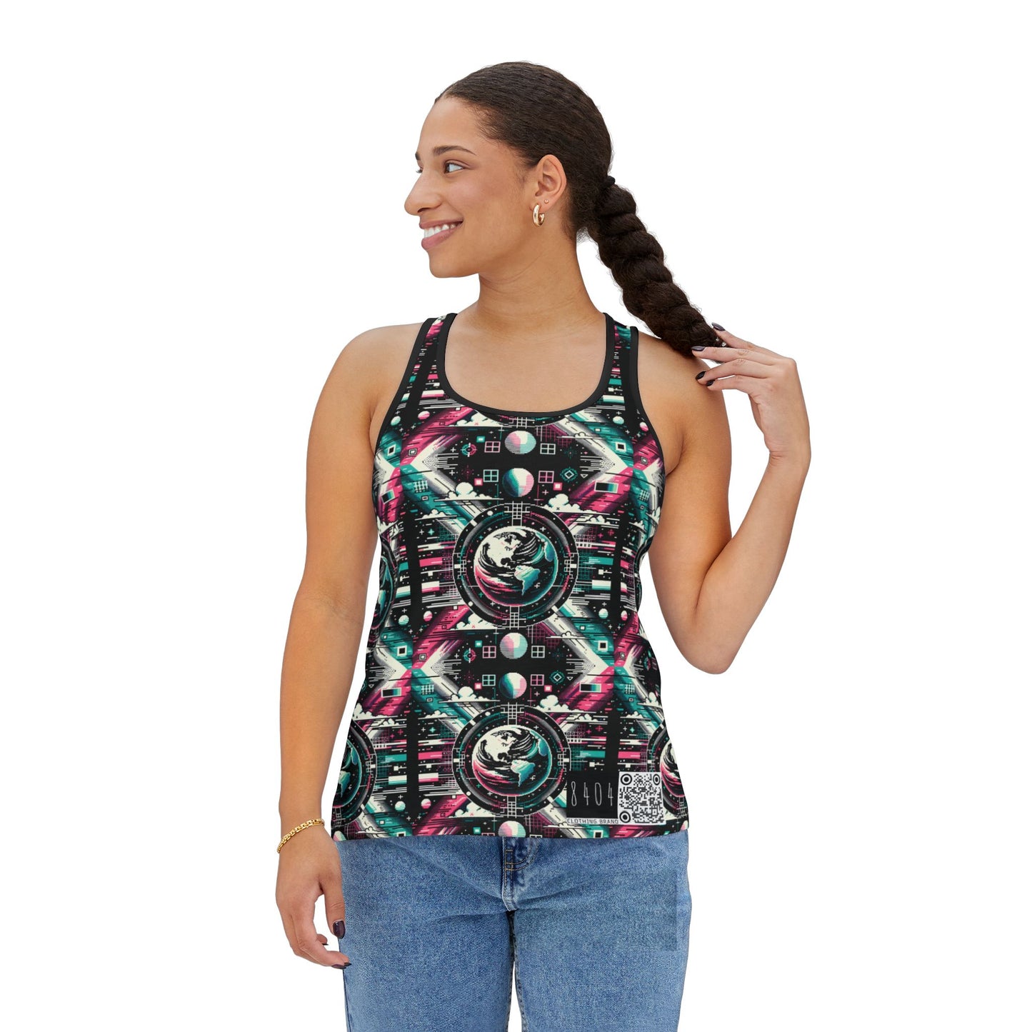 Digital Artistry Digital-native Streetwear Women's Tank Top - 8404 Design-62