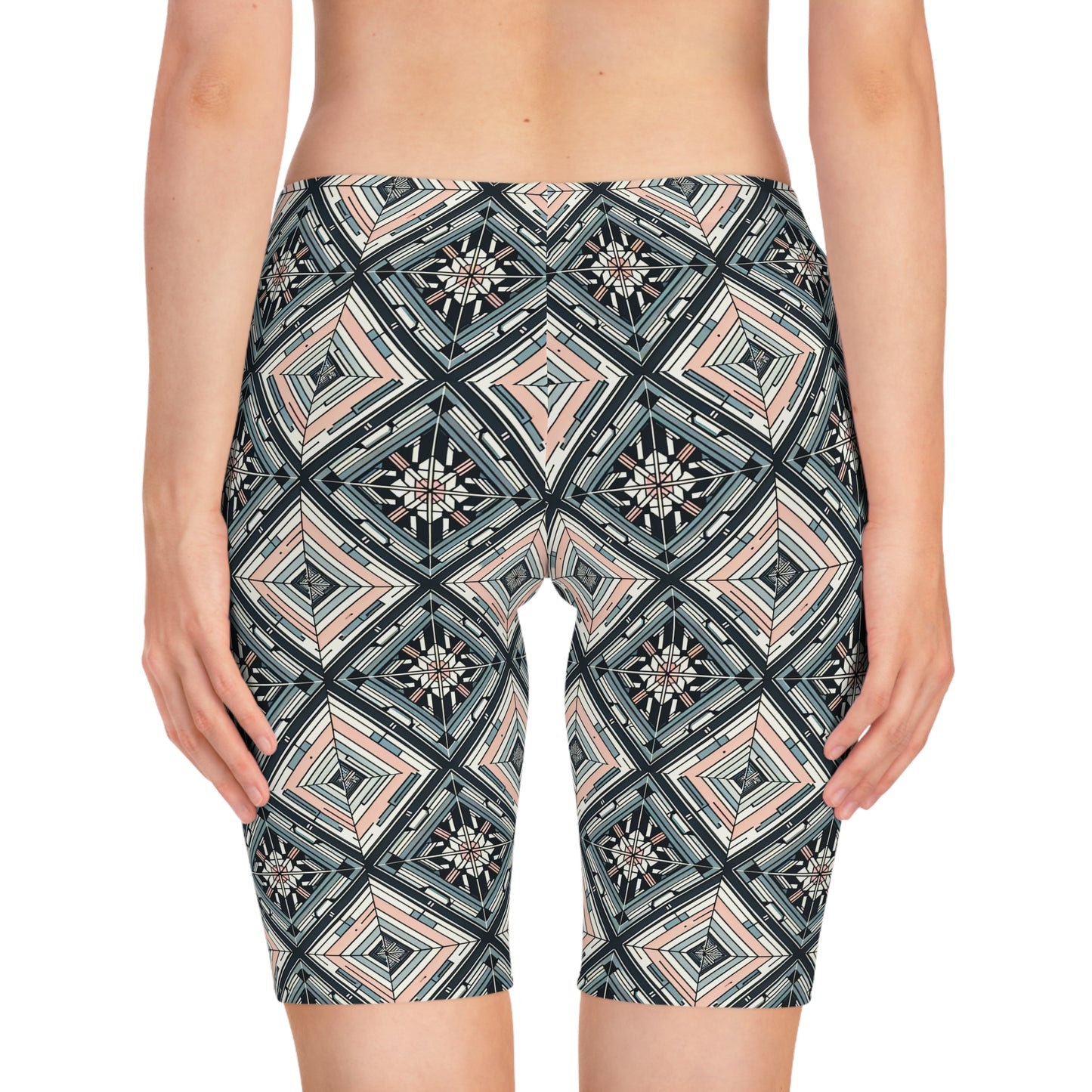 Tech Minimalism Minimalist Tech Women's Bike Shorts - 8404 Design-60