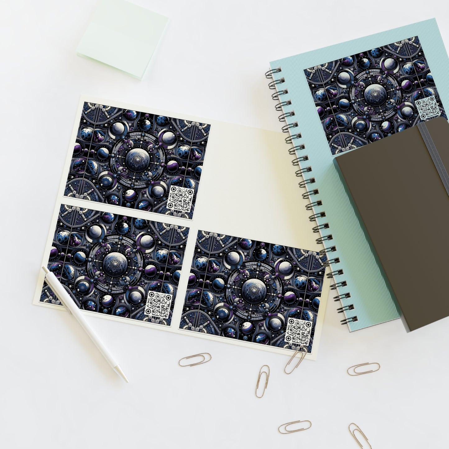 Tech Astronaut Tech-Forward Streetwear Meets Space Exploration Sticker Sheets - 8404 Design-46