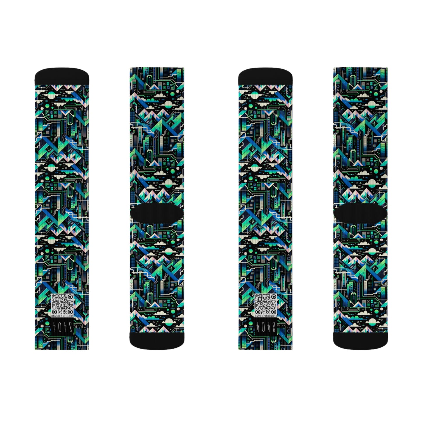 Digital Adventure Graphics Digital Explorer Sublimation Socks - 8404 Design-55