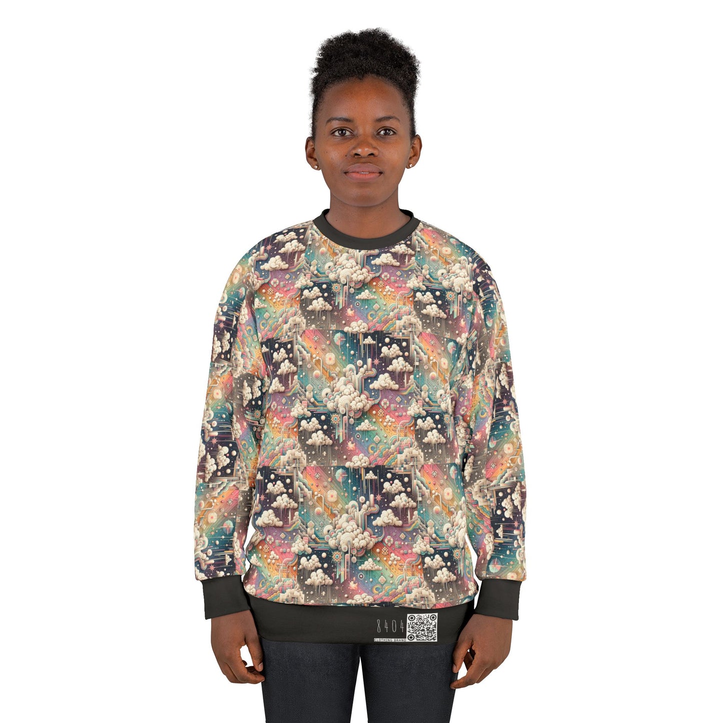 Digital Dreamland Whimsical and Nostalgic Streetwear With a Digital Twist Sweatshirt - 8404 Design-52
