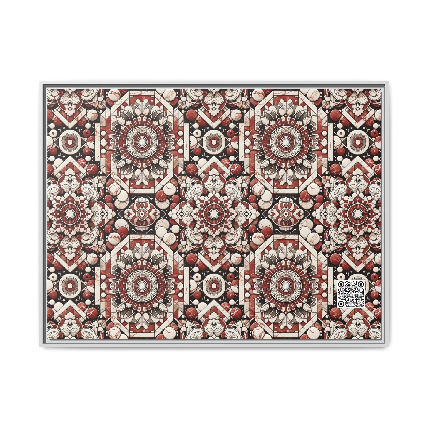 Neo Jomon Sculptural Aesthetics Artisanal Streetwear Matte Canvas, Framed (multi-Color) - 8404 Design-55 A