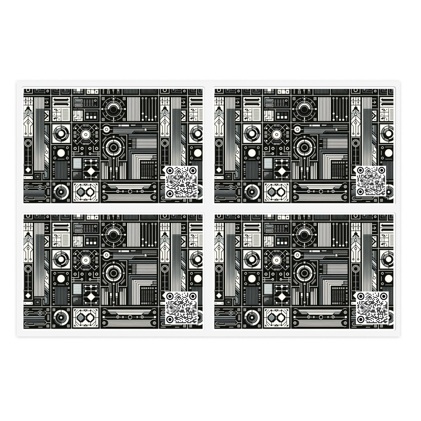 Digital Minimalism Minimalist Tech Sticker Sheets - 8404 Design-62