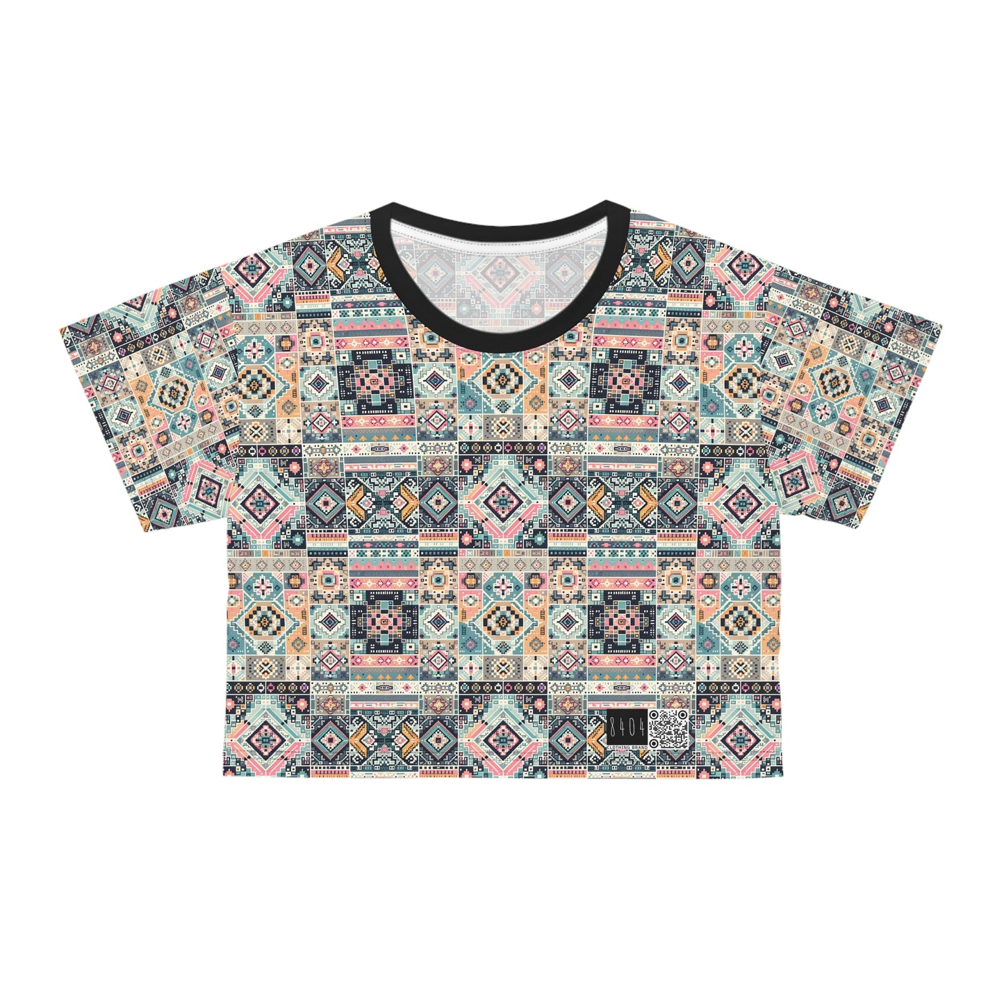Digital Artisanal Fusion Digital Artisanal Crop Tee - 8404 Design-55