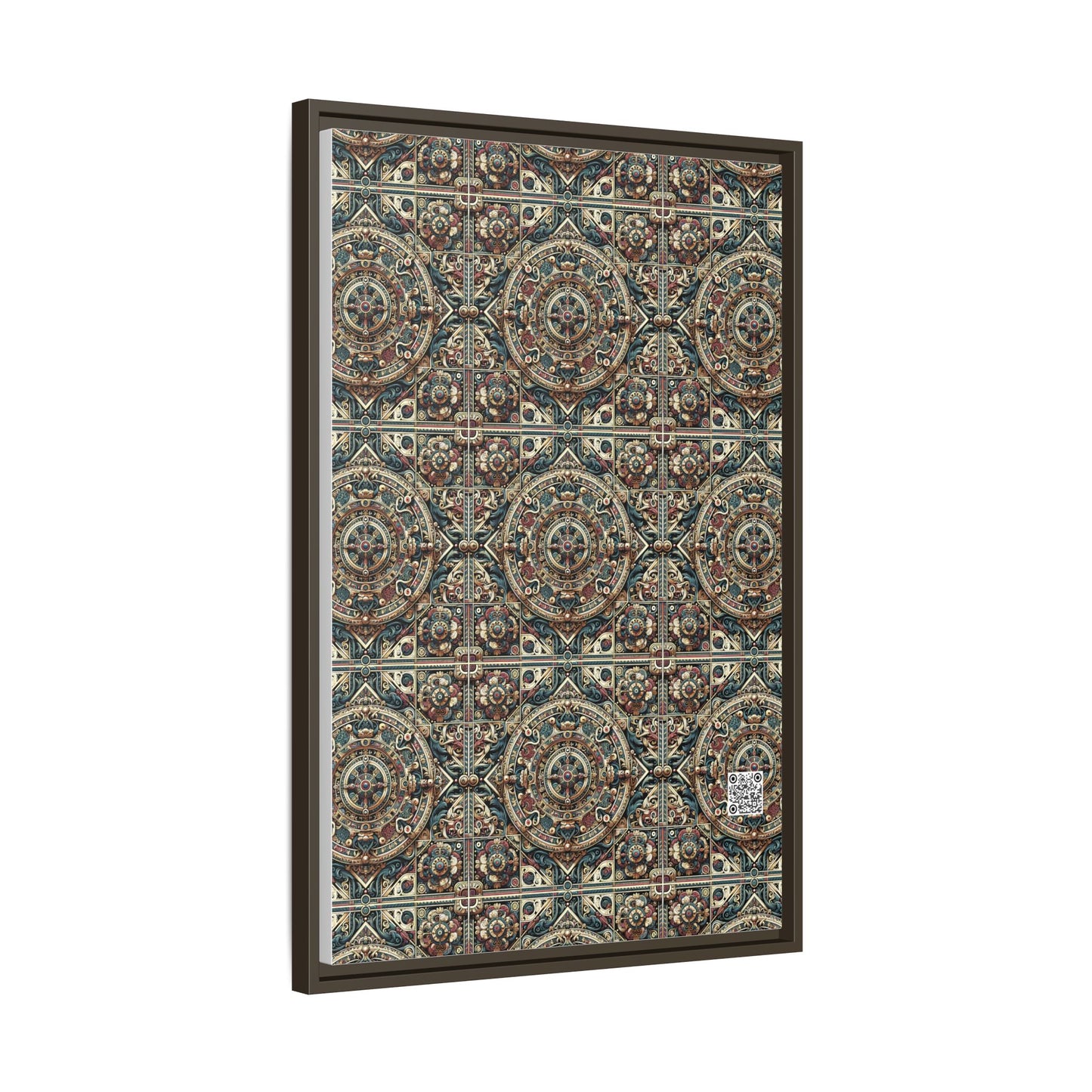 Urban Renaissance Historical Fusion With Street Edge Matte Canvas, Framed (multi-Color) - 8404 Design-57 A