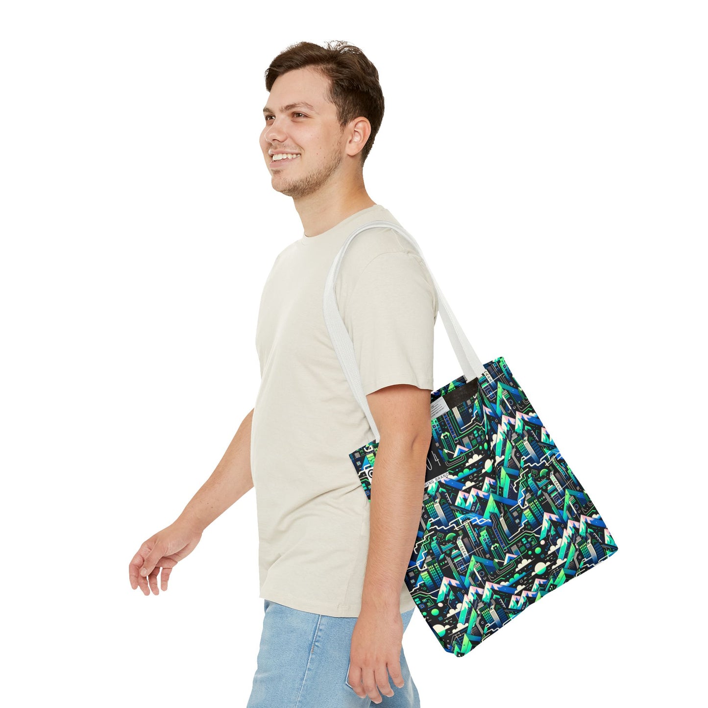 Digital Adventure Graphics Digital Explorer Tote Bag - 8404 Design-55