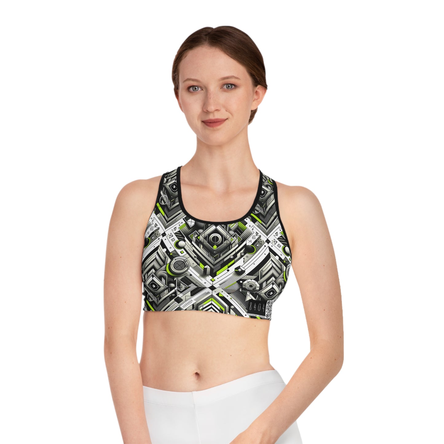 Elevated Sporty Tech Tech-Forward Streetwear Sports Bra - 8404 Design-70