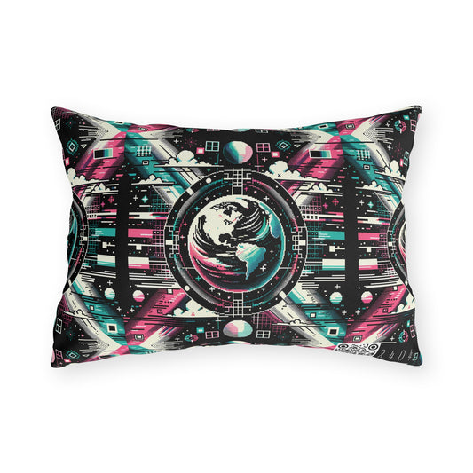Digital Artistry Digital-native Streetwear Outdoor Pillow - 8404 Design-62