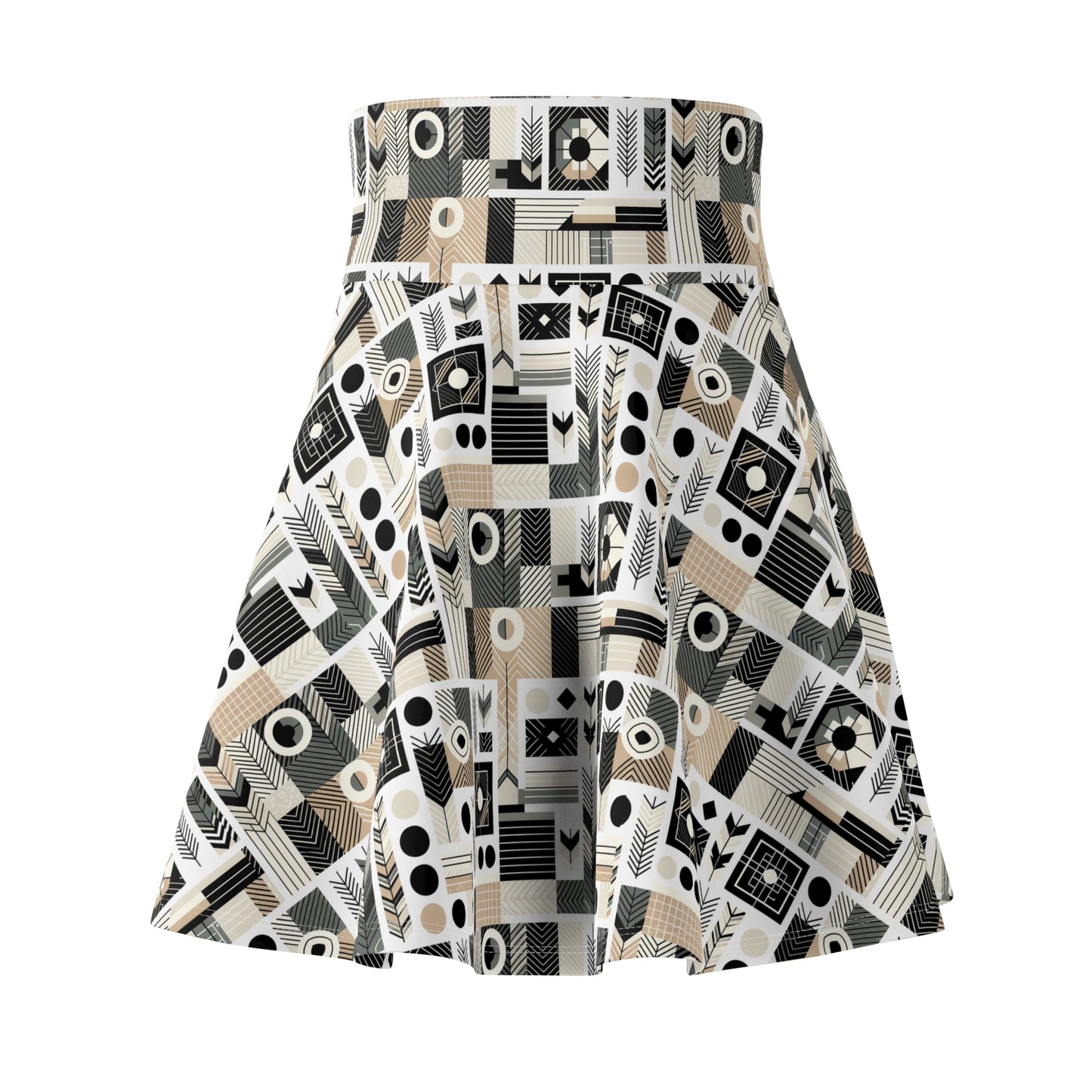 Elevated Athleisure Modern Sophistication With Sporty Elements Women's Skater Skirt - 8404 Design-57