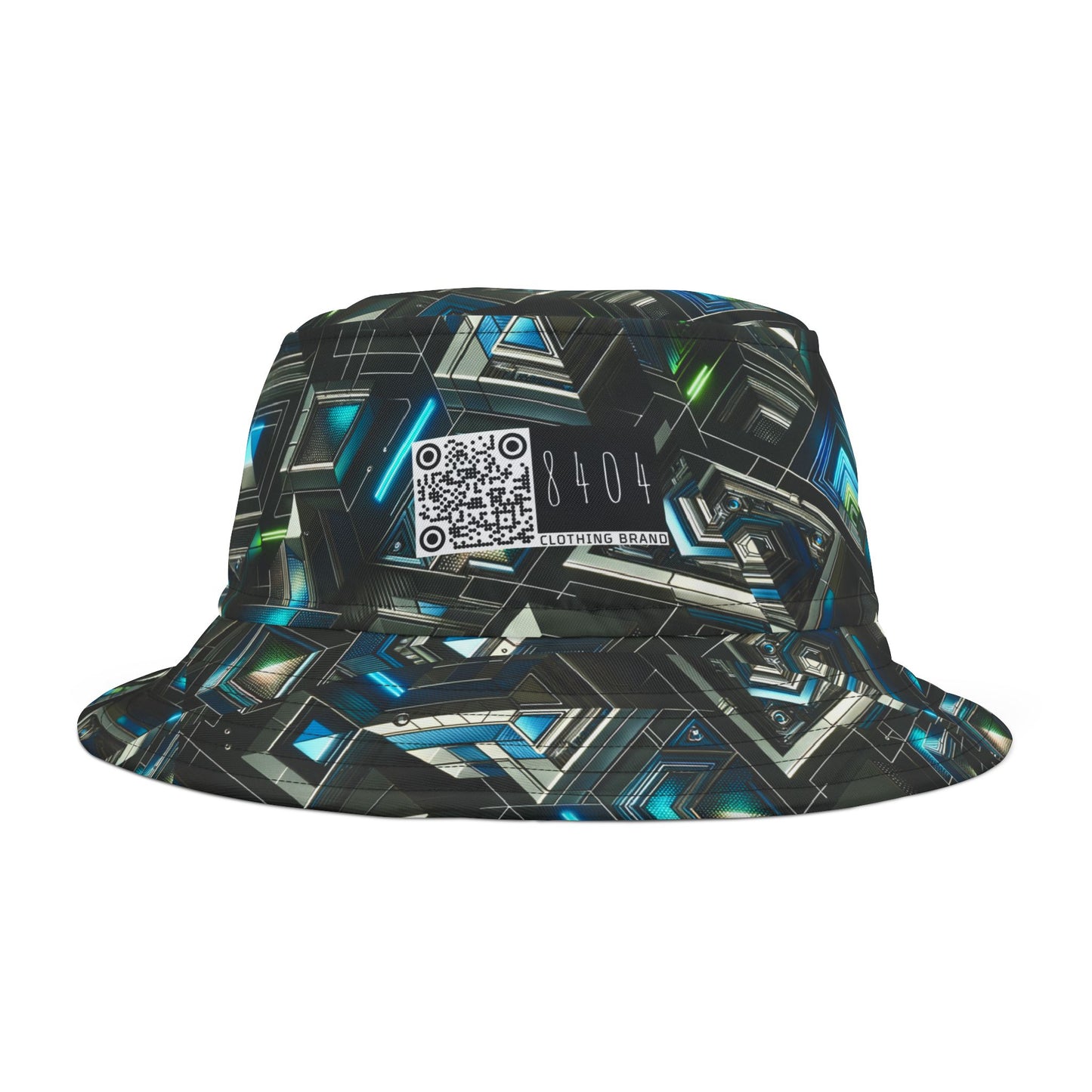 Tech-Infused Futurism Futuristic Tech Bucket Hat - 8404 Design-61