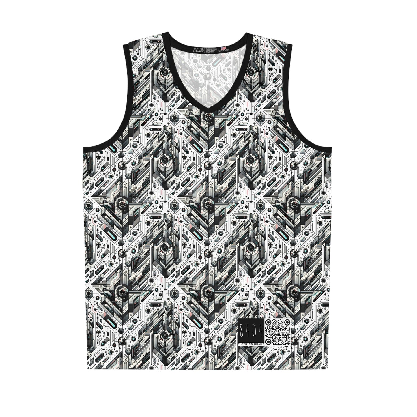 Tech-Infused Streetwear Tech-Forward Minimalism Basketball Jersey - 8404 Design-51