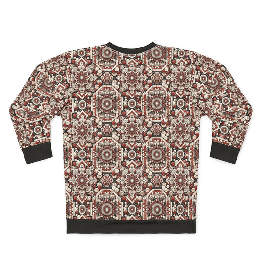 Neo Jomon Sculptural Aesthetics Artisanal Streetwear Sweatshirt - 8404 Design-55