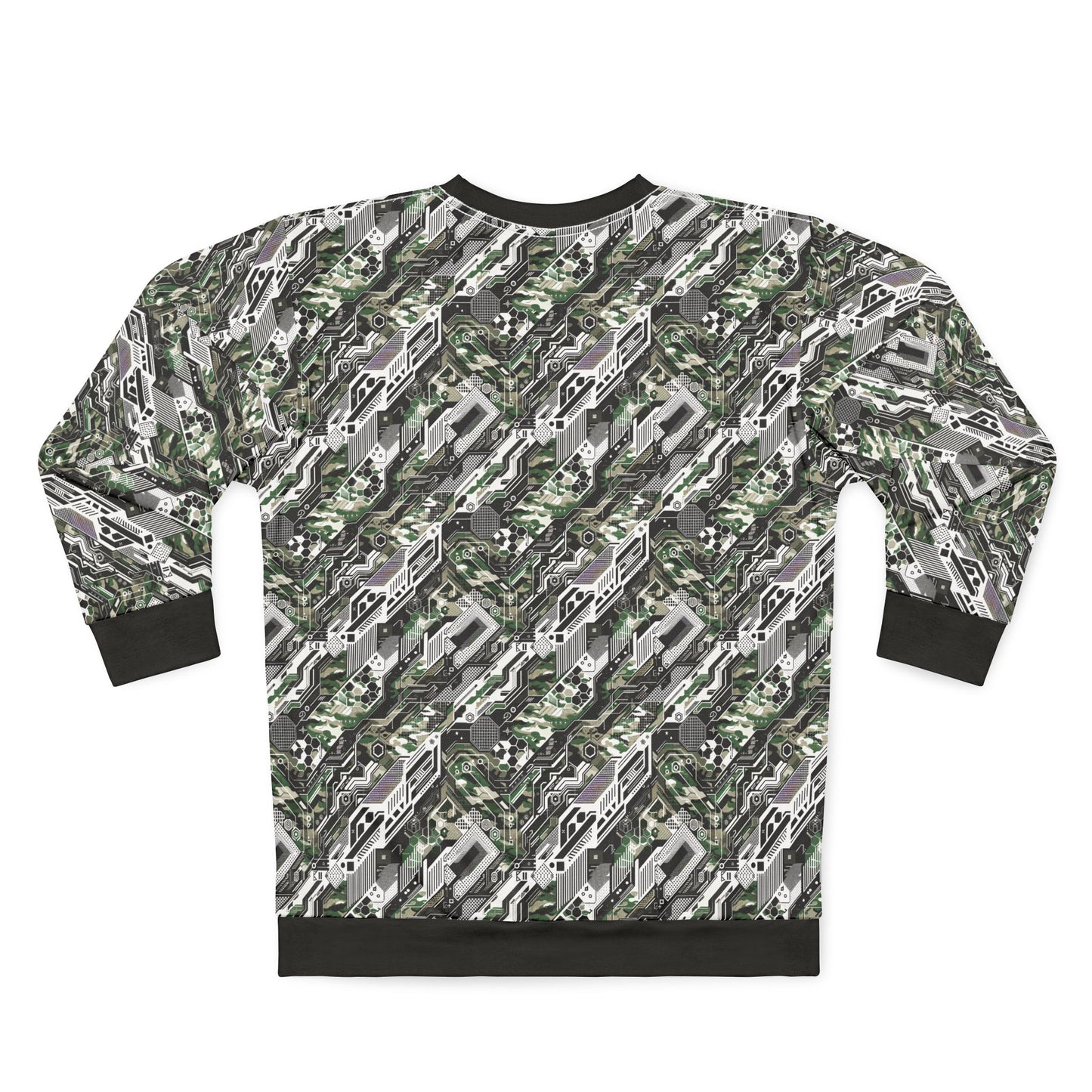Tech Camo Fusion Tech-Forward Streetwear With a Futuristic Edge Sweatshirt - 8404 Design-46