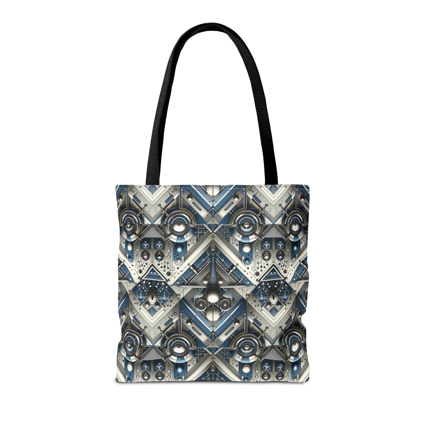 Tech Utility Fusion Tech-Forward Utility With a Futuristic Edge Tote Bag - 8404 Design-63