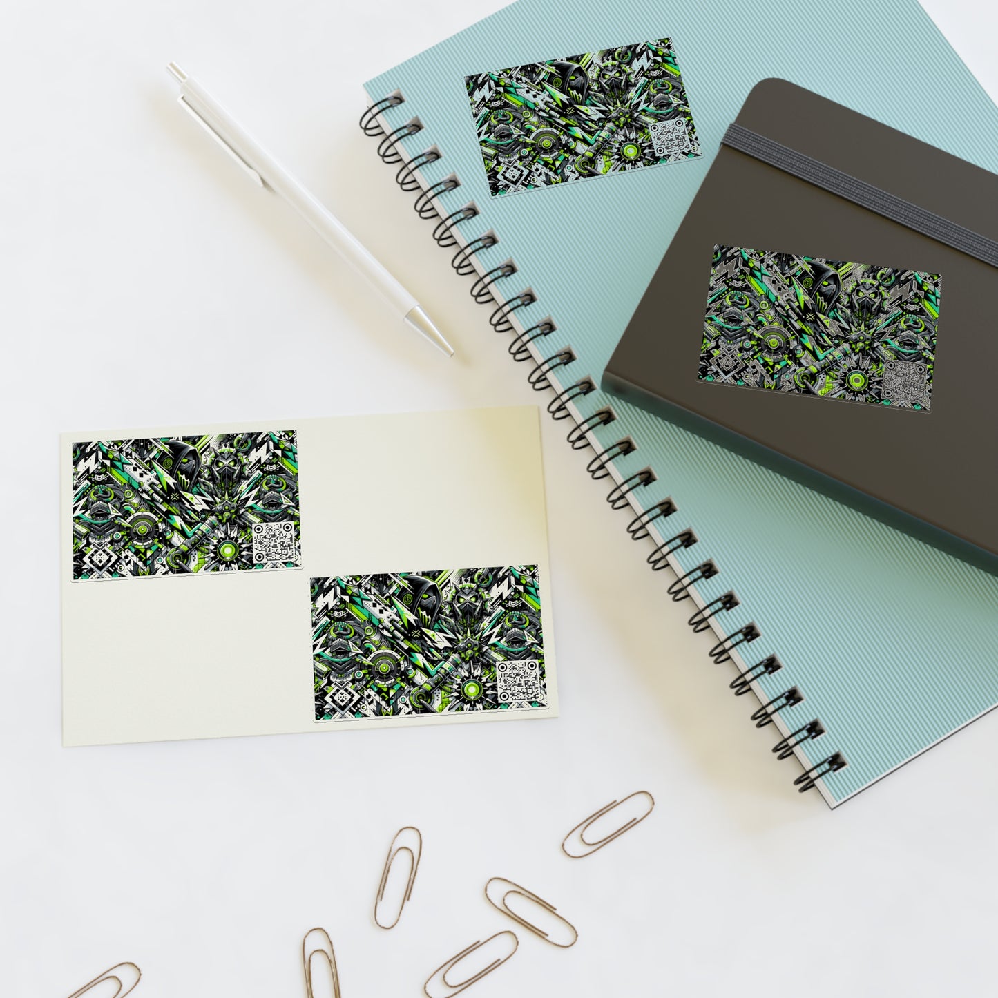 Graffiti Tech Fusion Bold Streetwear Fusion Sticker Sheets - 8404 Design-50