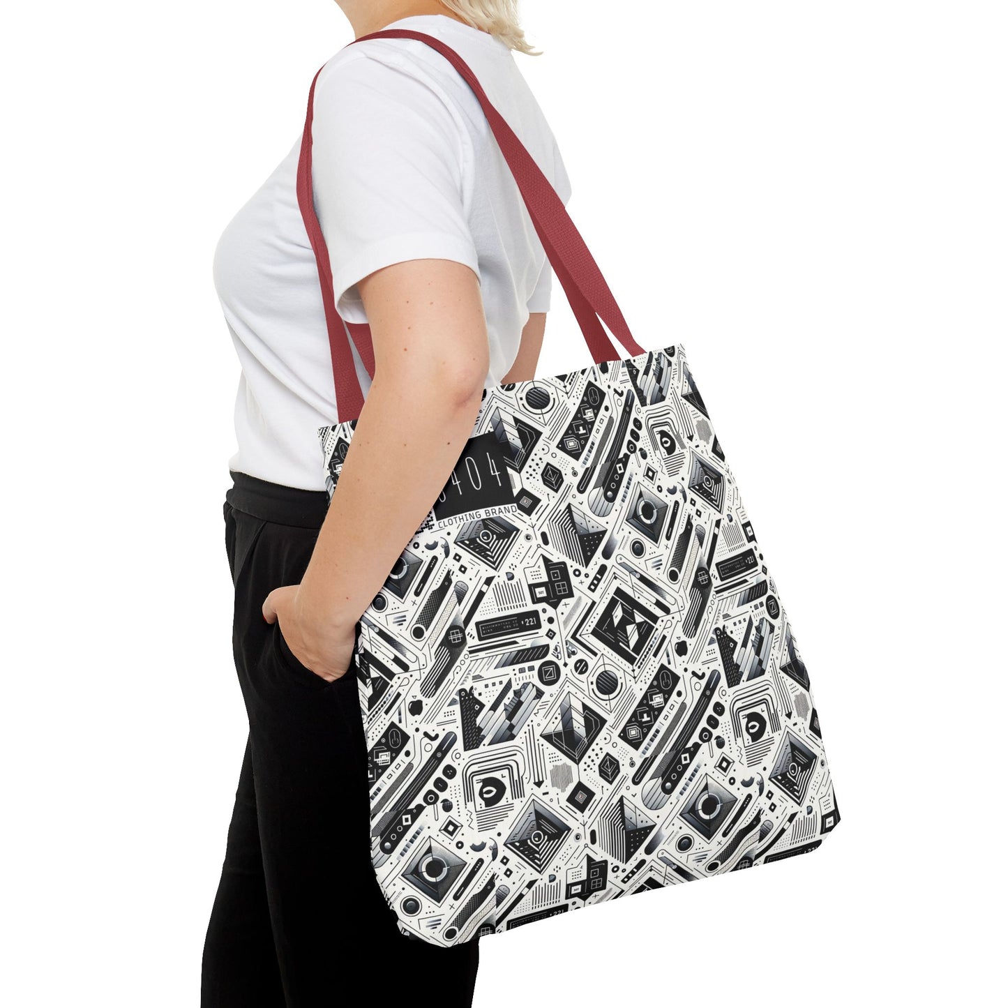 Tech Minimalism Minimalist Tech Tote Bag - 8404 Design-72