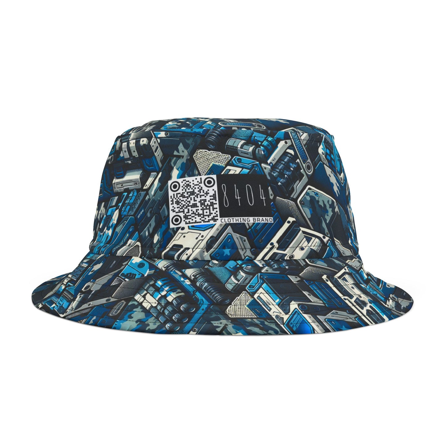 Tech Urban Camo Tech-Forward Streetwear With a Futuristic Military Edge Bucket Hat - 8404 Design-51