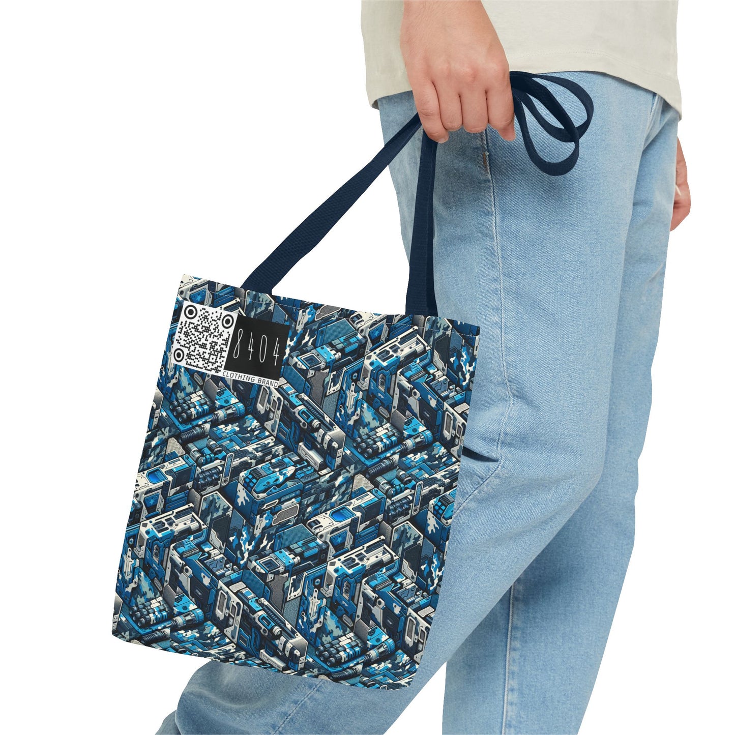 Tech Urban Camo Tech-Forward Streetwear With a Futuristic Military Edge Tote Bag - 8404 Design-51