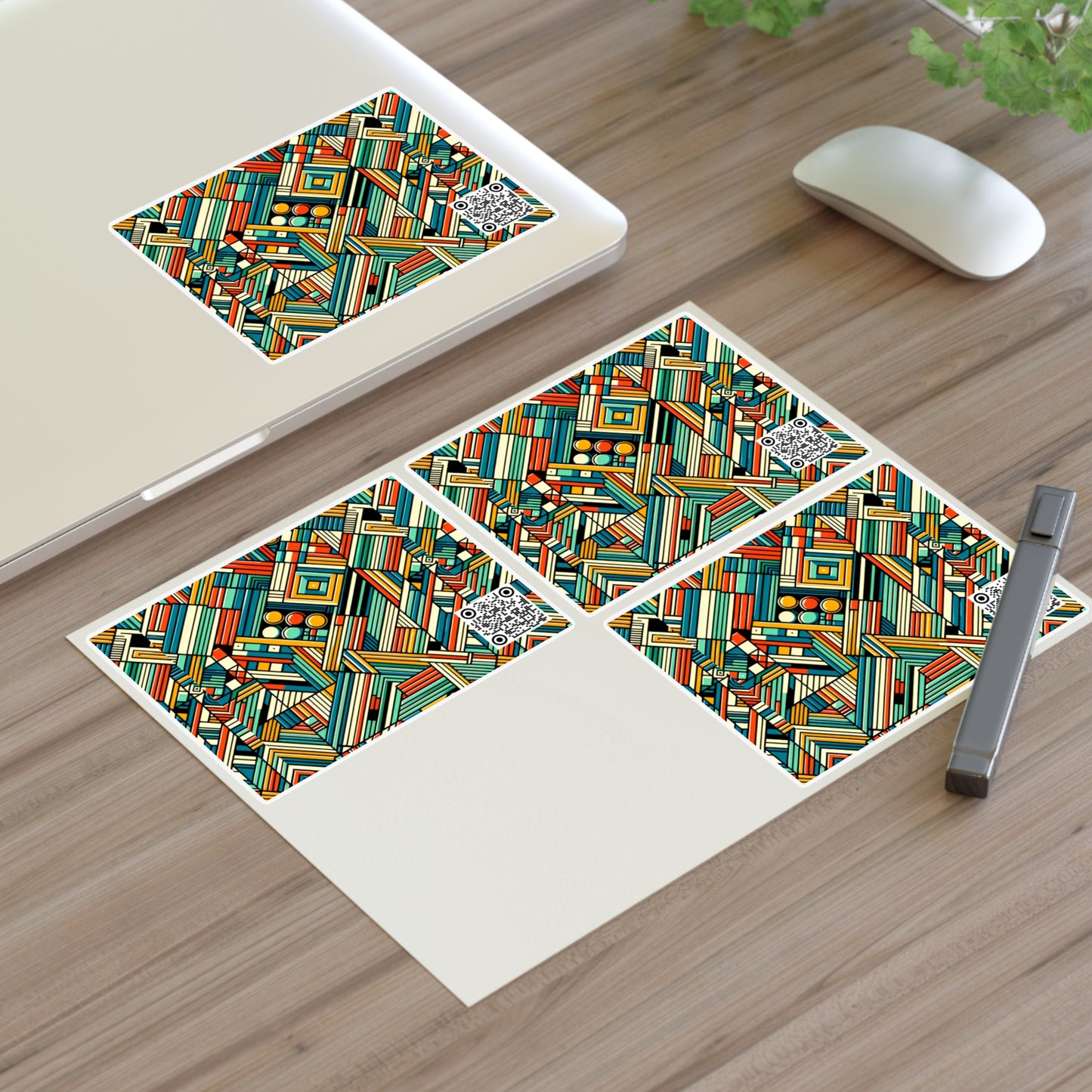 Abstract Graphic Art Modern Artistic Expression Sticker Sheets - 8404 Design-67