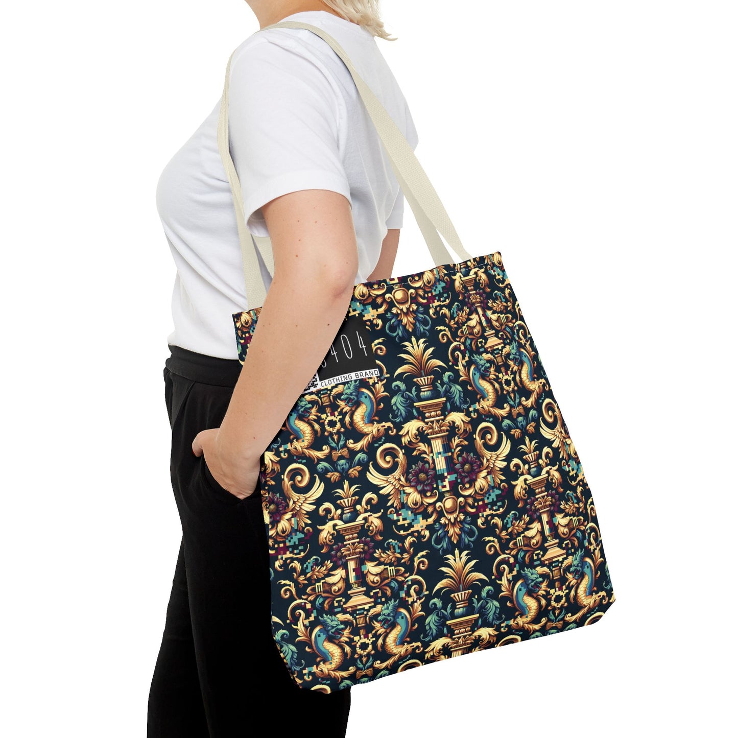 Digital Renaissance Modern Baroque Fusion Tote Bag - 8404 Design-57