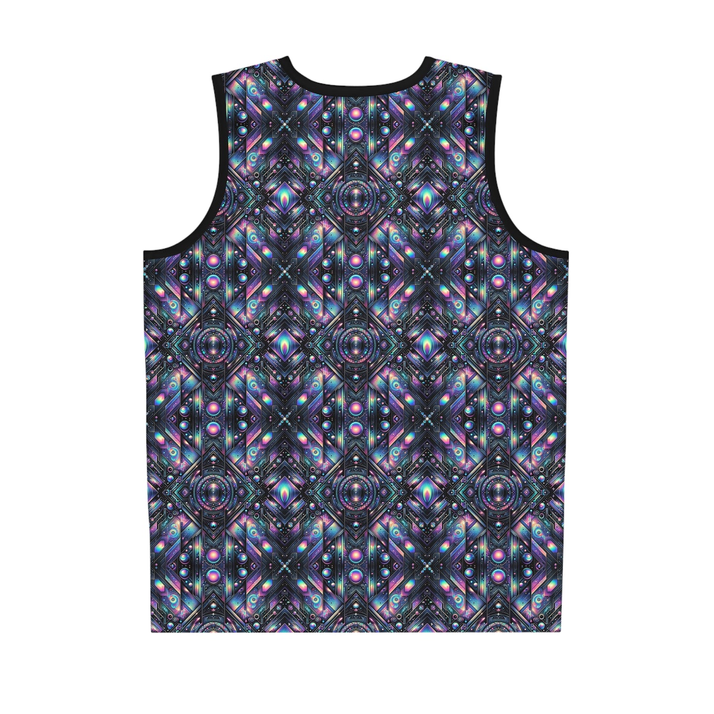 Galactic Hues Tech-Forward Cosmic Fusion Basketball Jersey - 8404 Design-58