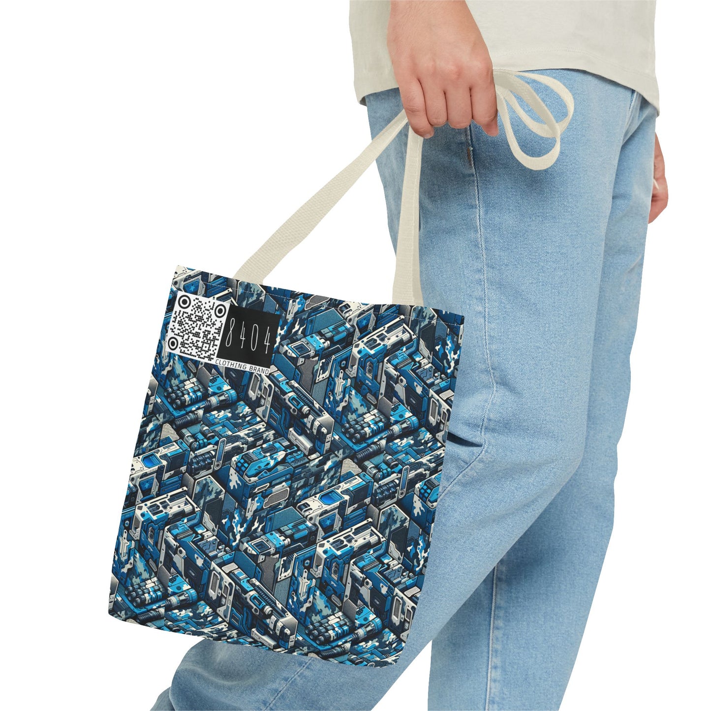 Tech Urban Camo Tech-Forward Streetwear With a Futuristic Military Edge Tote Bag - 8404 Design-51