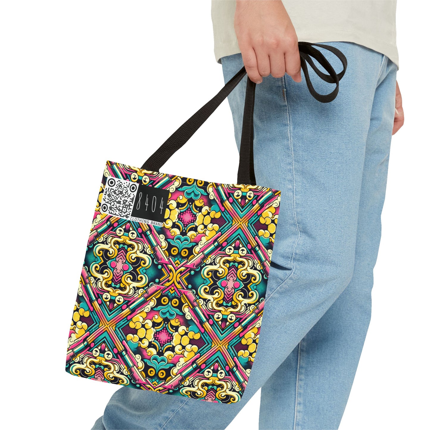 Neon Pop Art Revival Pop Culture Retro Tote Bag - 8404 Design-59