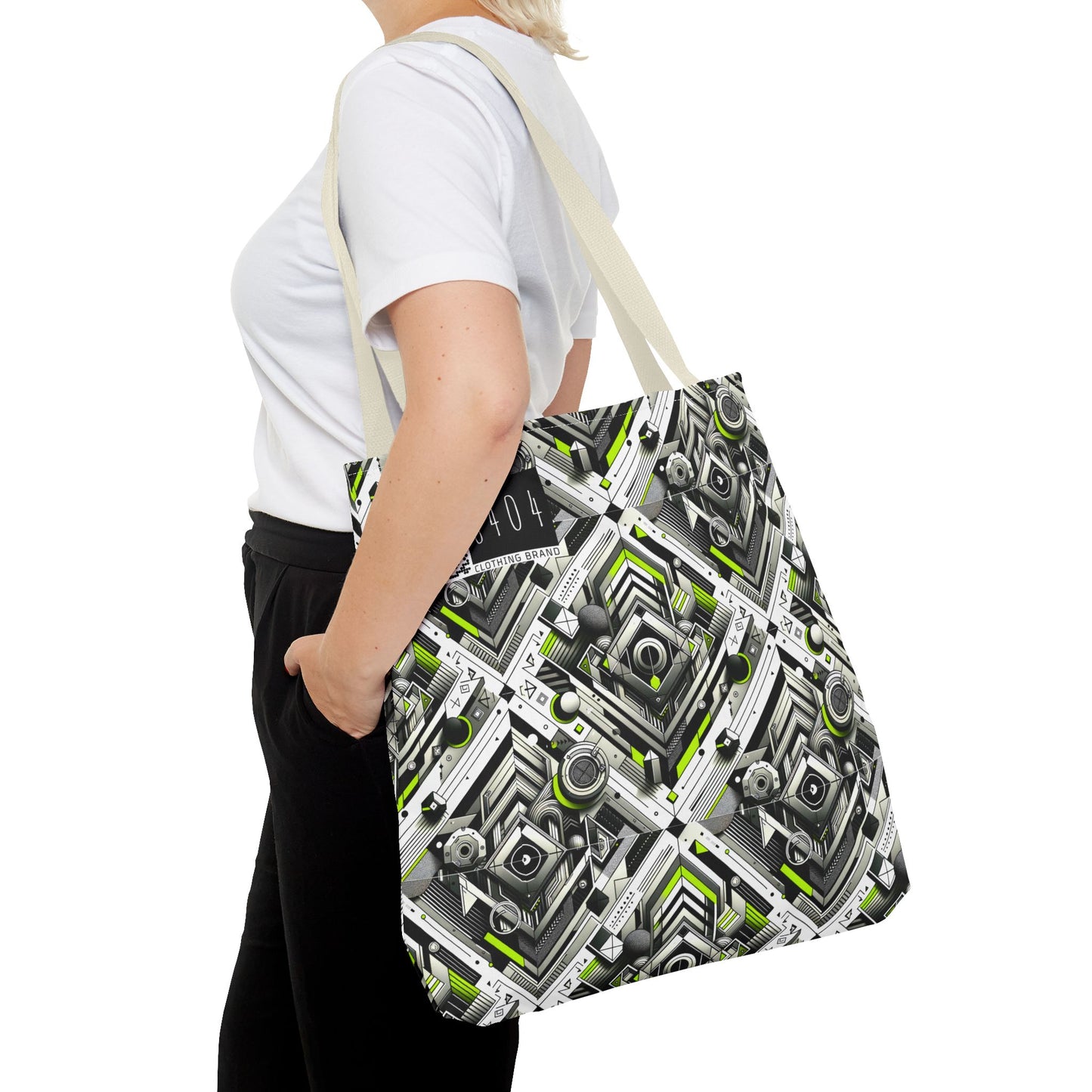 Elevated Sporty Tech Tech-Forward Streetwear Tote Bag - 8404 Design-70