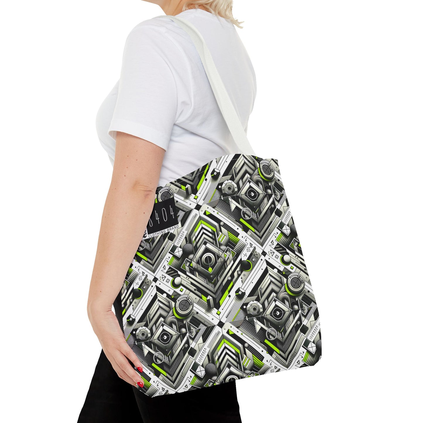 Elevated Sporty Tech Tech-Forward Streetwear Tote Bag - 8404 Design-70