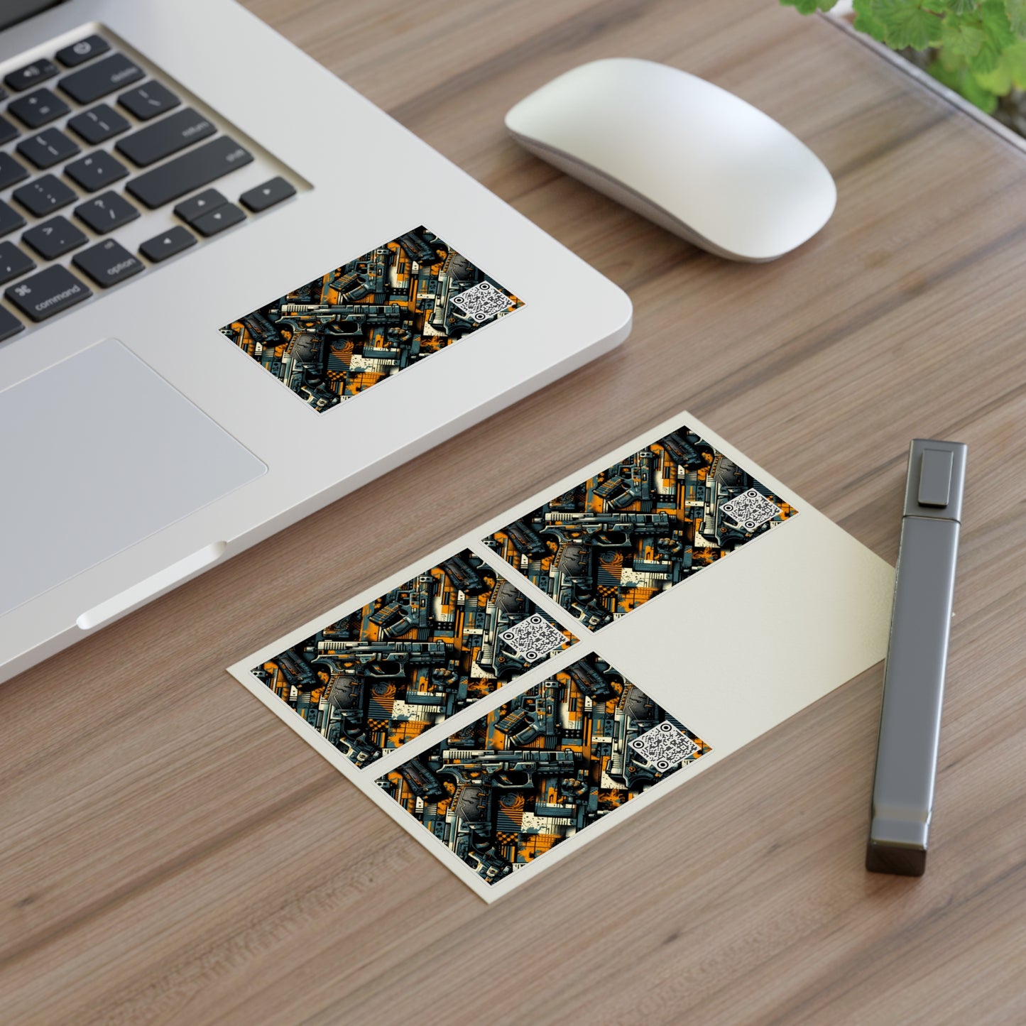 Digital Punk Futuristic Grunge Sticker Sheets - 8404 Design-47
