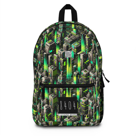 Digital Rebellion Tech-Forward Streetwear Backpack - 8404 Design-63