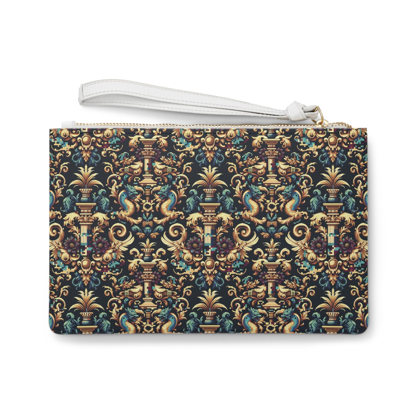 Digital Renaissance Modern Baroque Fusion Clutch Bag - 8404 Design-57