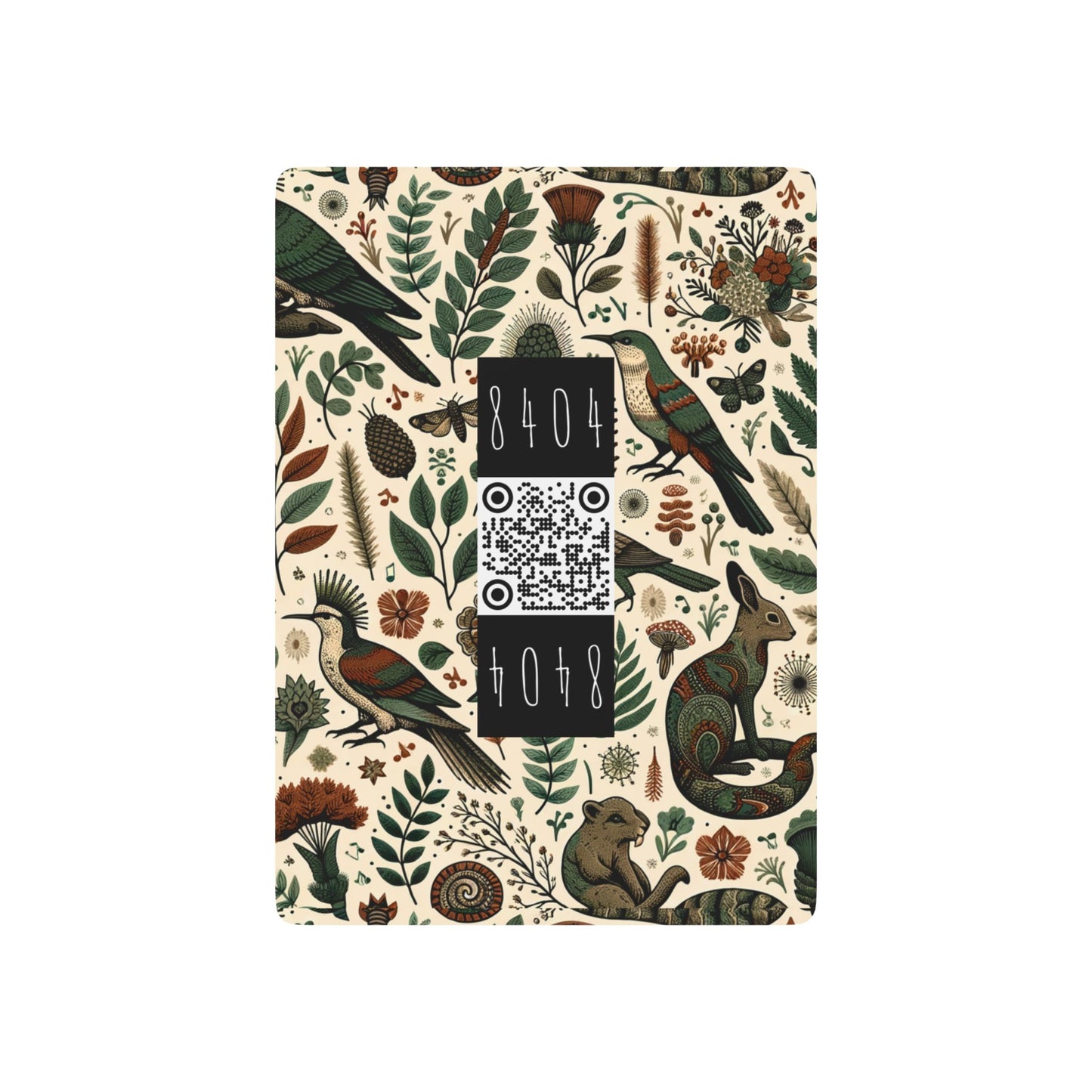 Urban Jungle Nature Meets Streetwear Poker Playing Cards - 8404 Design-64 B