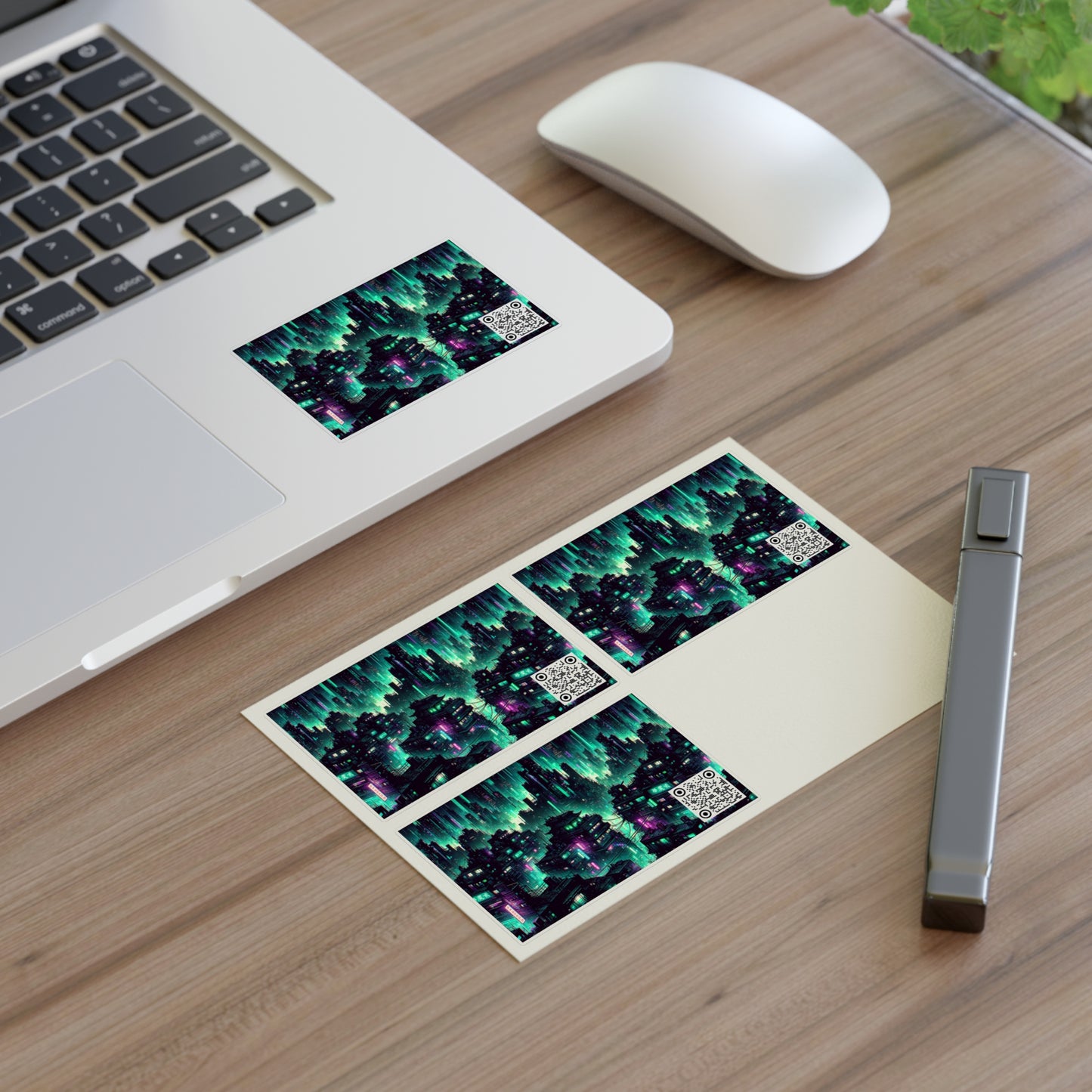 Tech Noir Graphics Futuristic Cyberpunk Sticker Sheets - 8404 Design-56