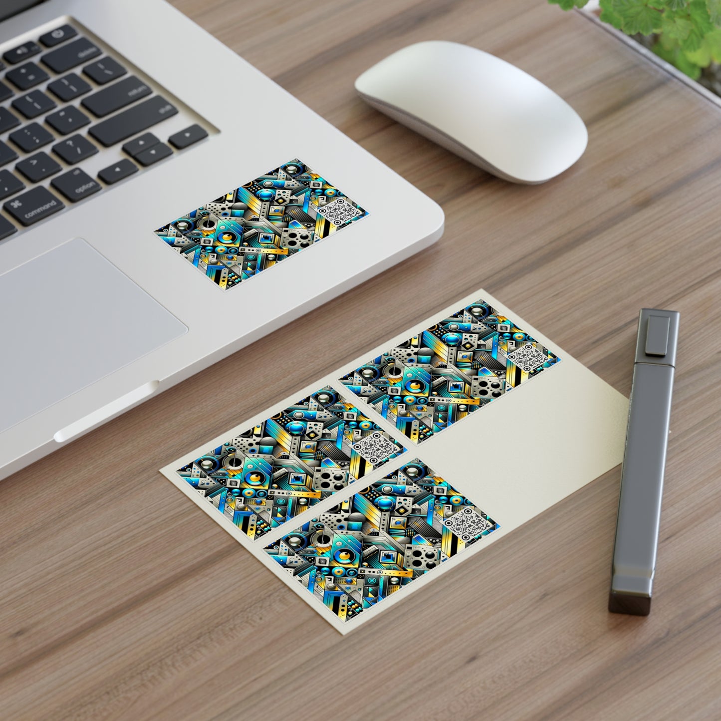 Tech Art Fusion Tech-Forward Streetwear Sticker Sheets - 8404 Design-50