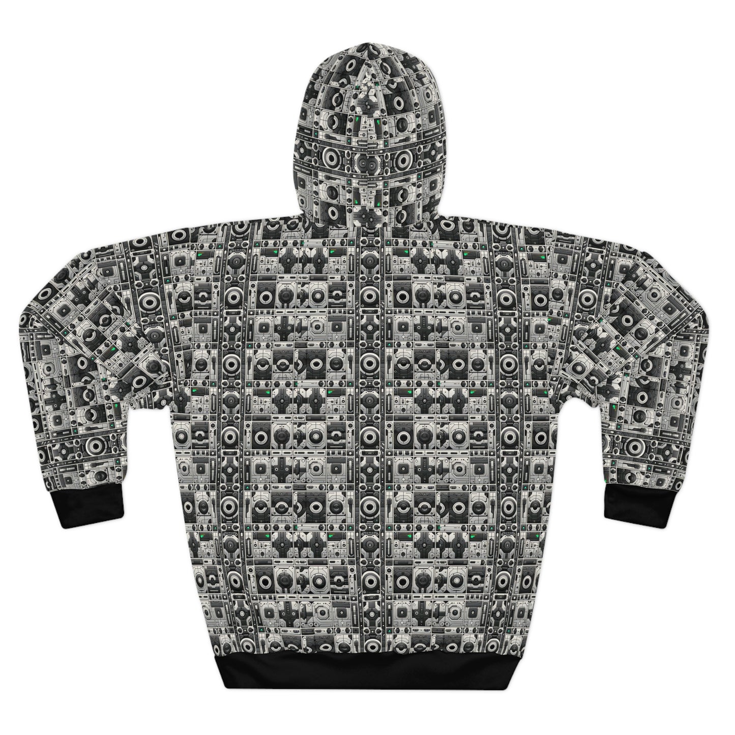 Tech Utility Aesthetics Tech-Forward Minimalism Pullover Hoodie - 8404 Design-60