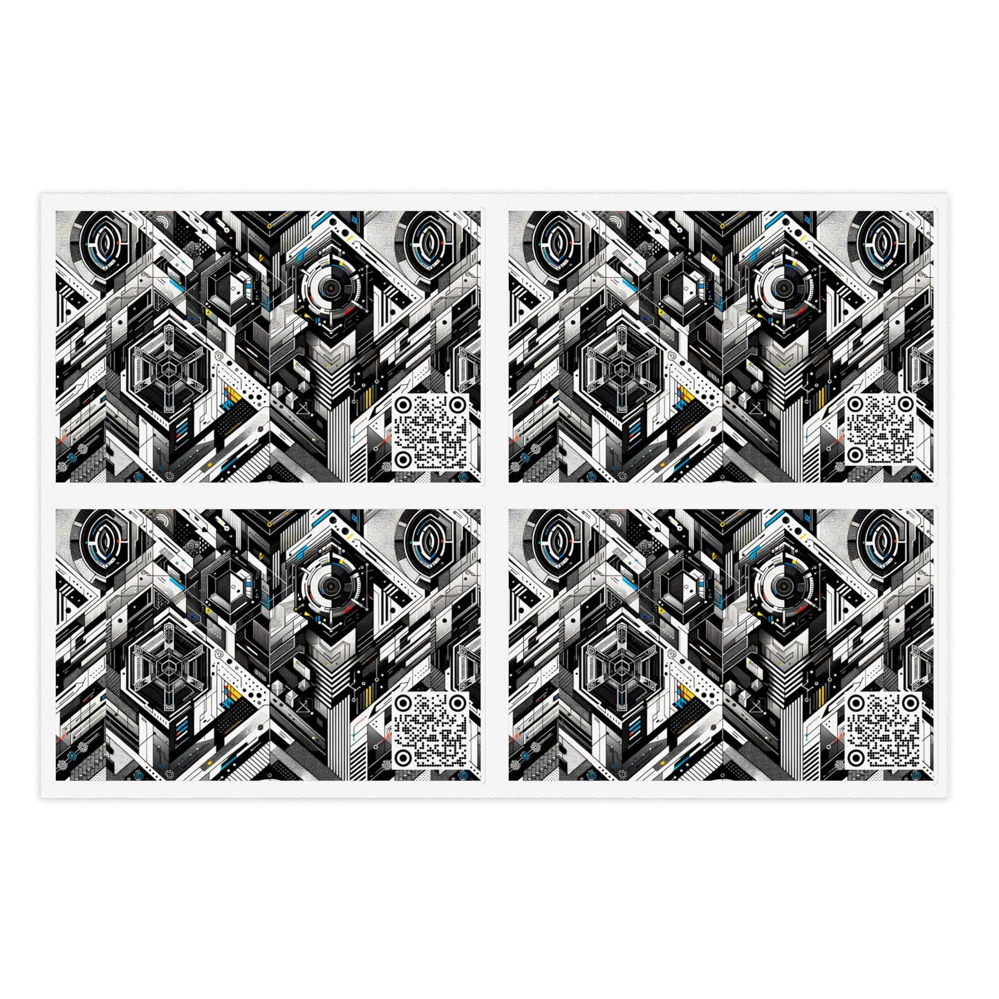 Tech Athletic Fusion Tech-Forward Athletic Sticker Sheets - 8404 Design-63