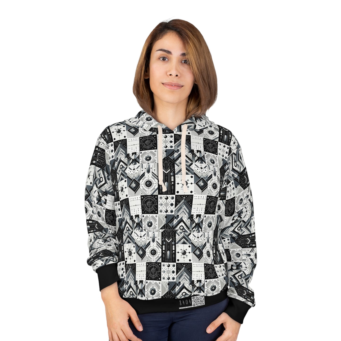 Digital Minimalism Minimalist Tech Pullover Hoodie - 8404 Design-50