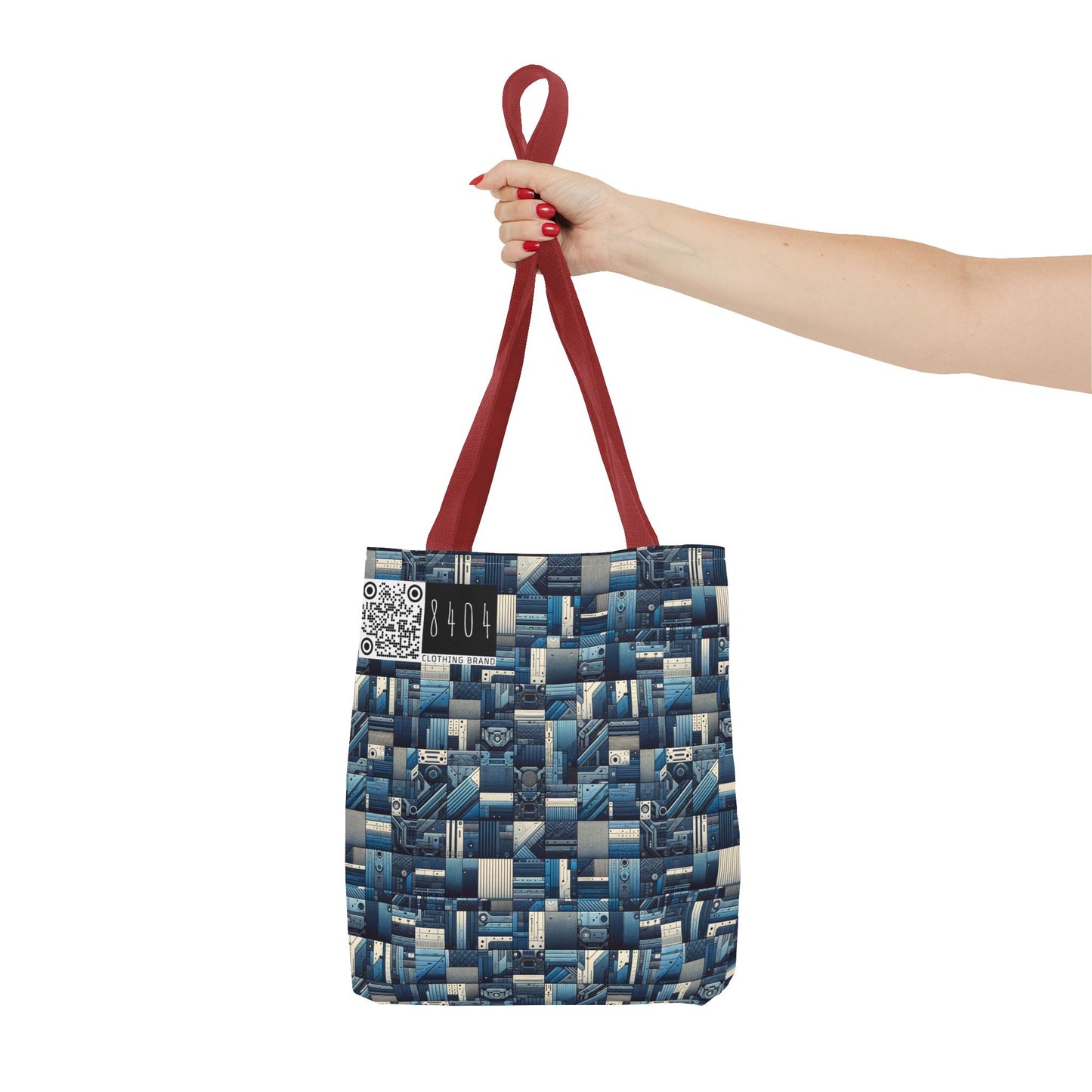 Tech-Inspired Utility Tech-Forward Streetwear With Utilitarian Edge Tote Bag - 8404 Design-44