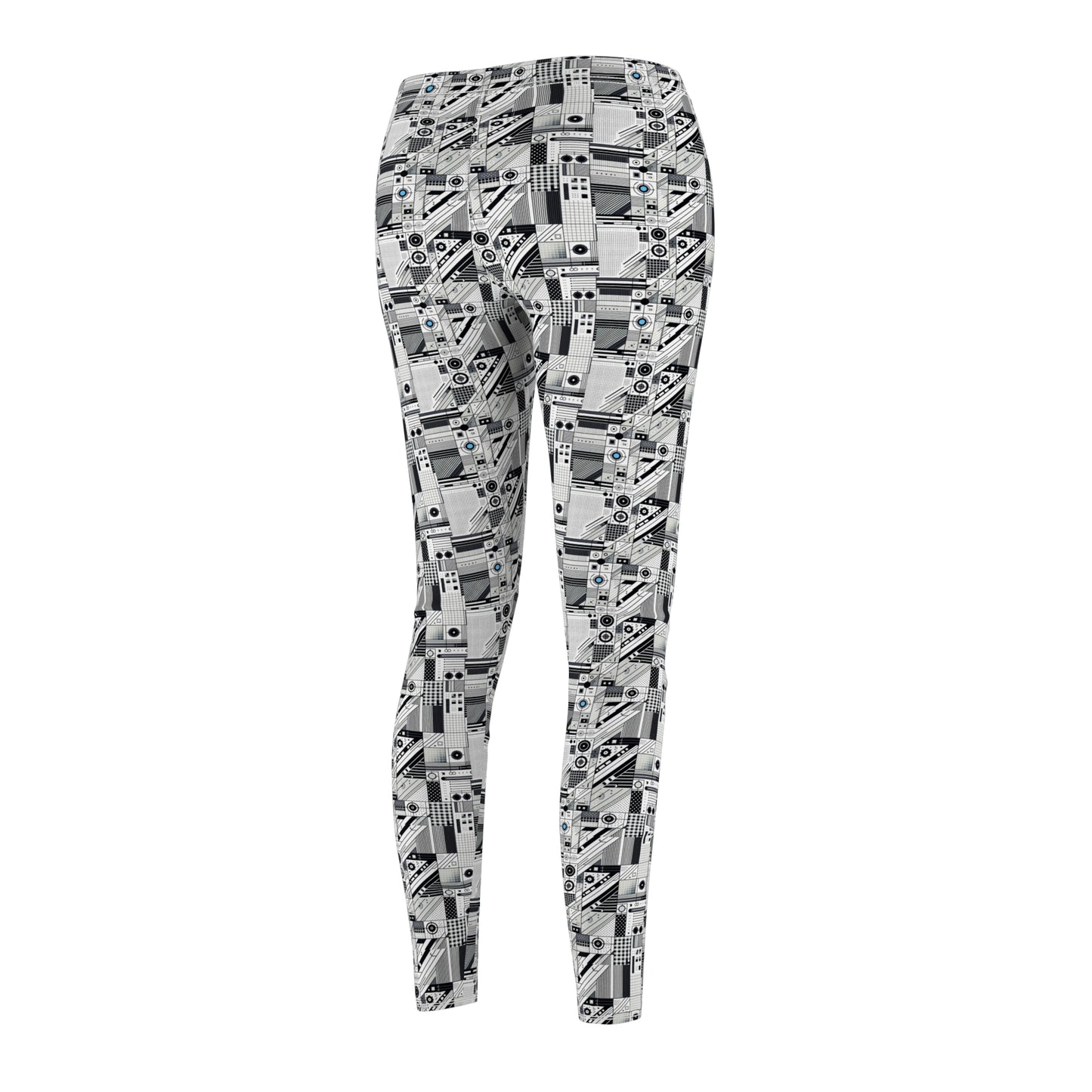 Digital Minimalism Minimalist Tech Women's Cut & Sew Casual Leggings - 8404 Design-52