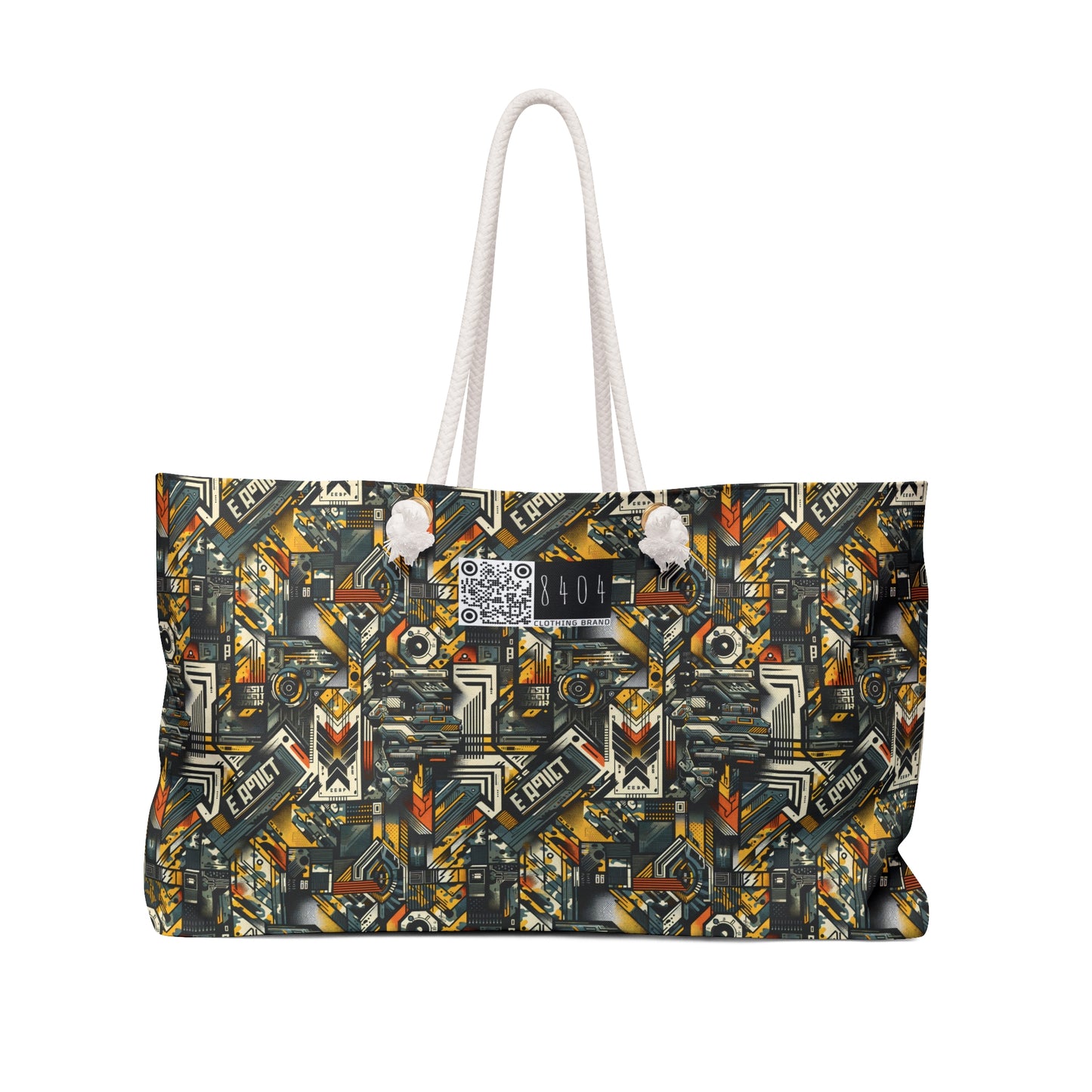 Digital Punk Futuristic Grunge Weekender Bag - 8404 Design-49