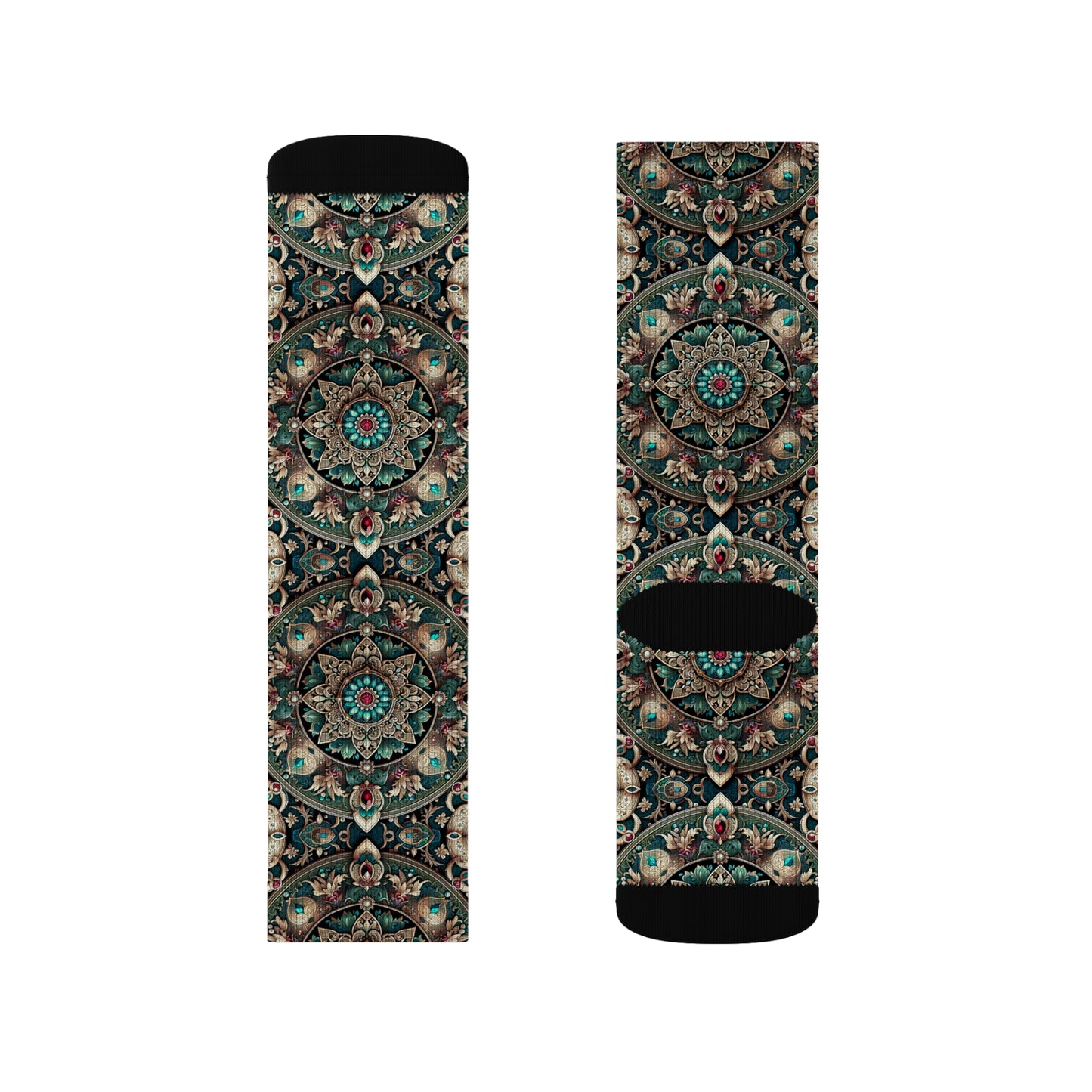 Neo-Dandyism Modern Dandy Streetwear Sublimation Socks - 8404 Design-56